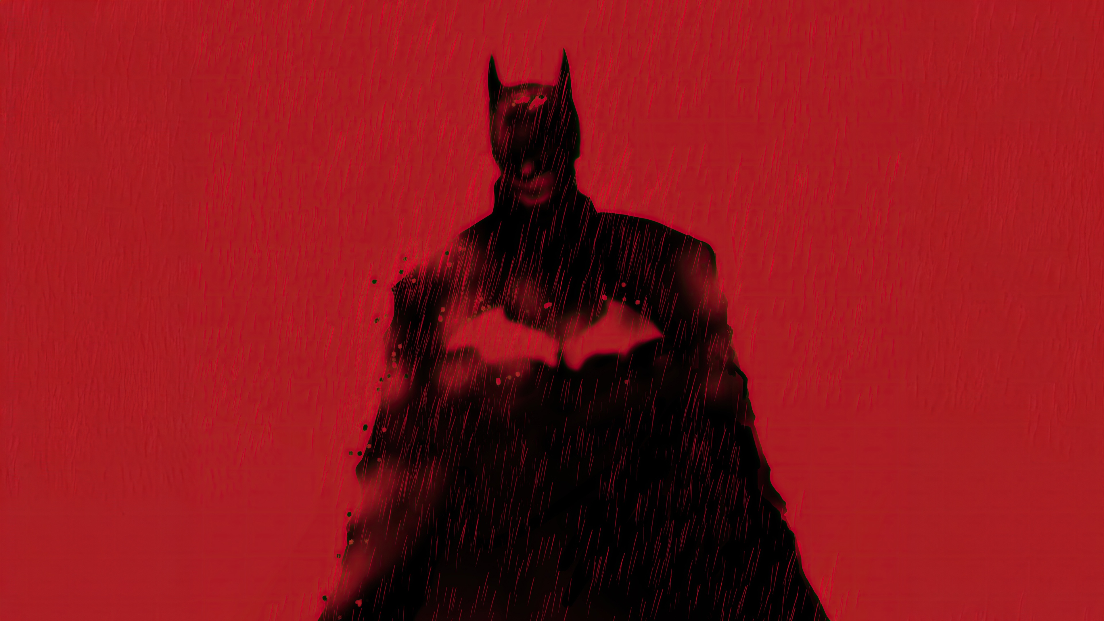 The Batman in the Rain HD Wallpaper