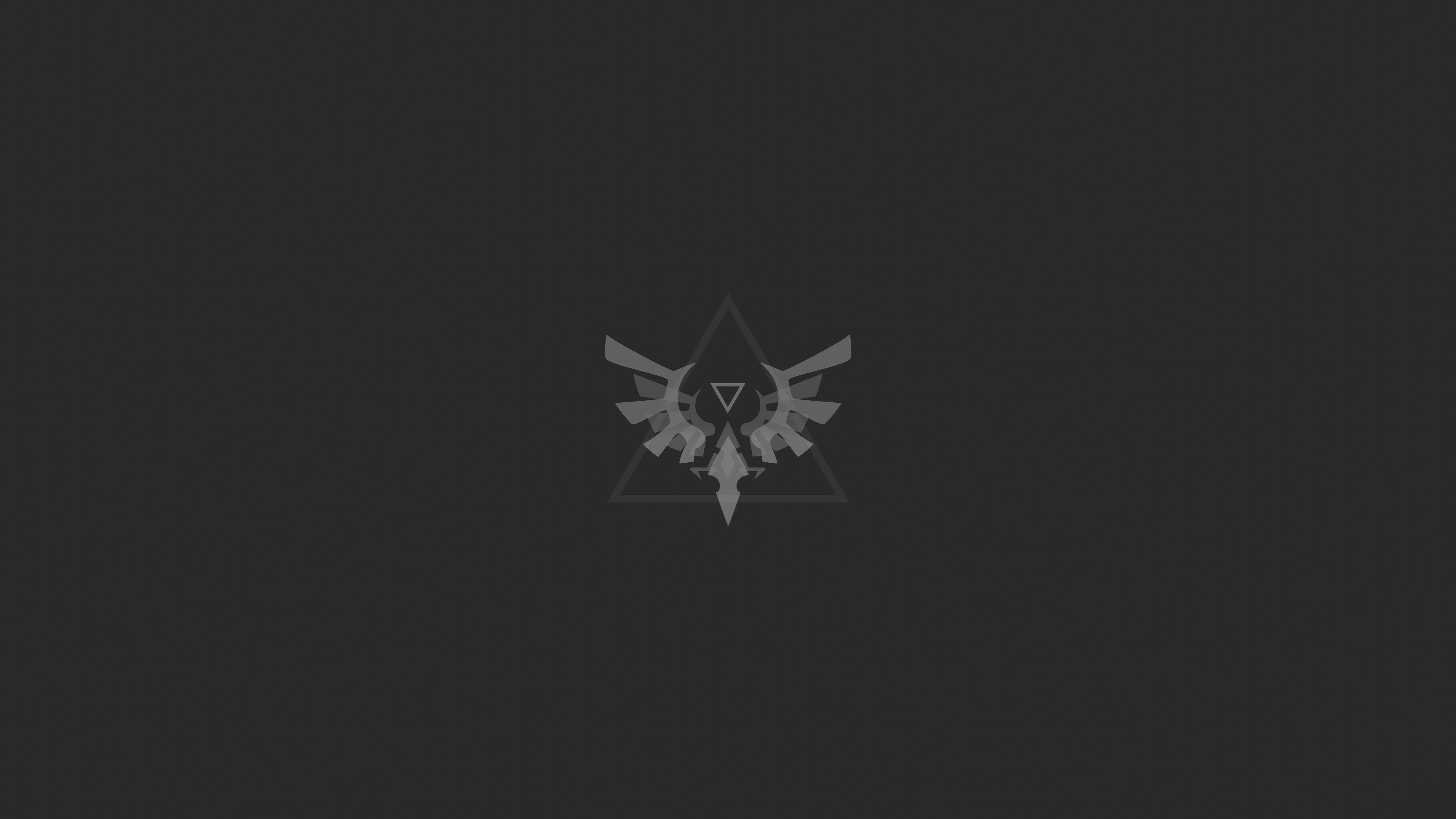 The Legend of Zelda Triforce Minimalist Logo HD Wallpaper
