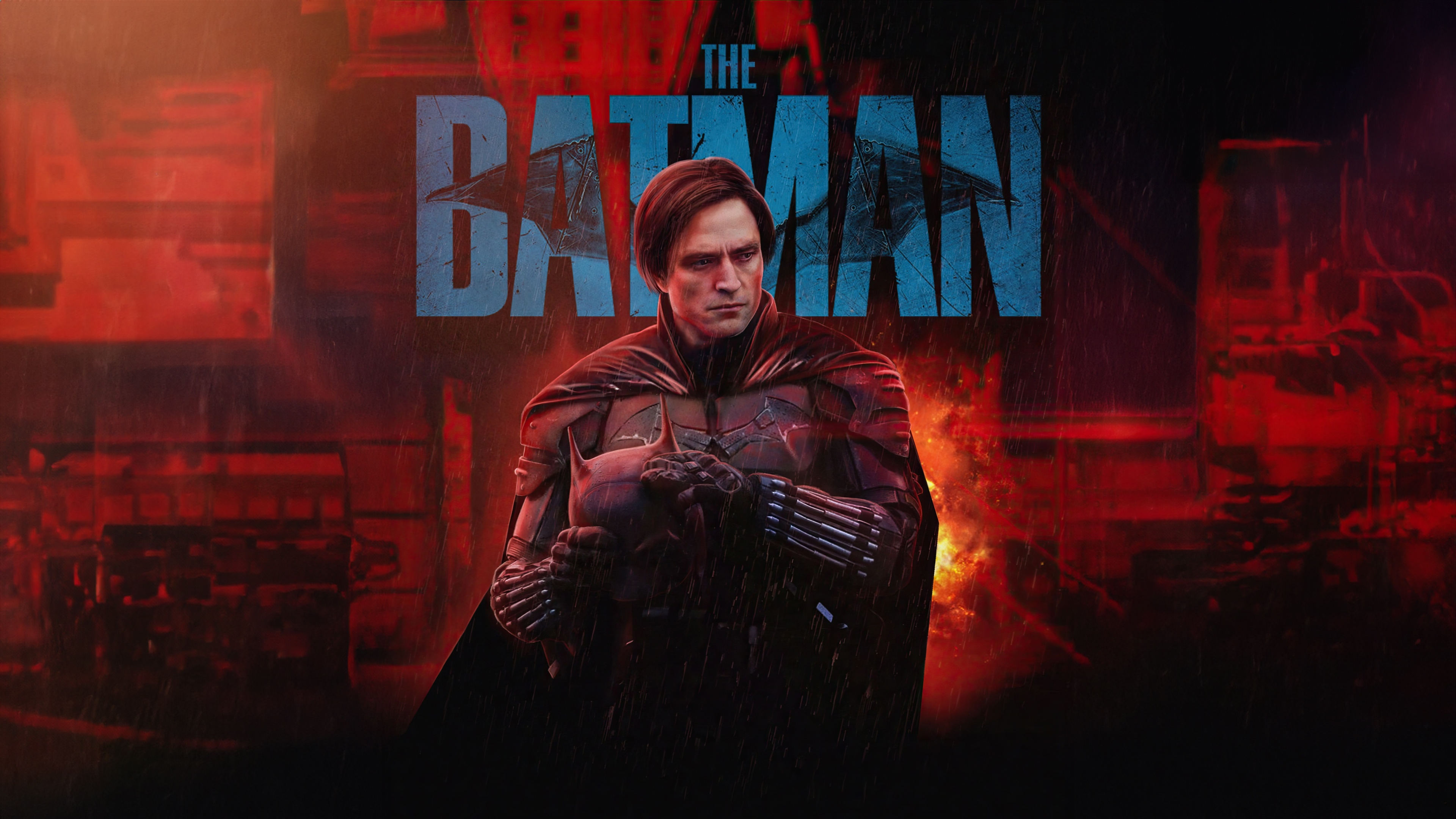 The Batman Robert Pattinson Mask Off HD Wallpaper