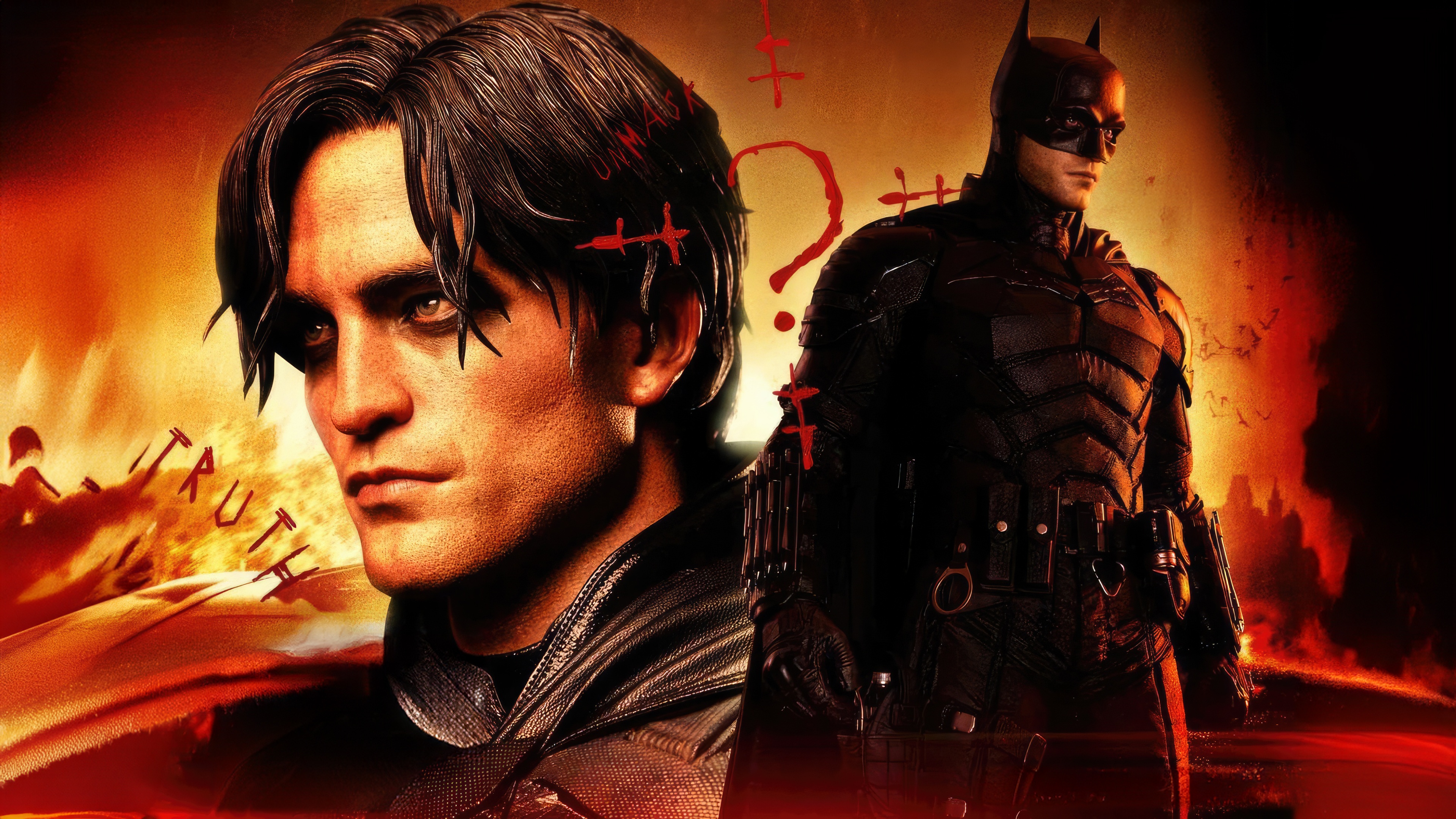 The Batman Dual Shades HD Wallpaper