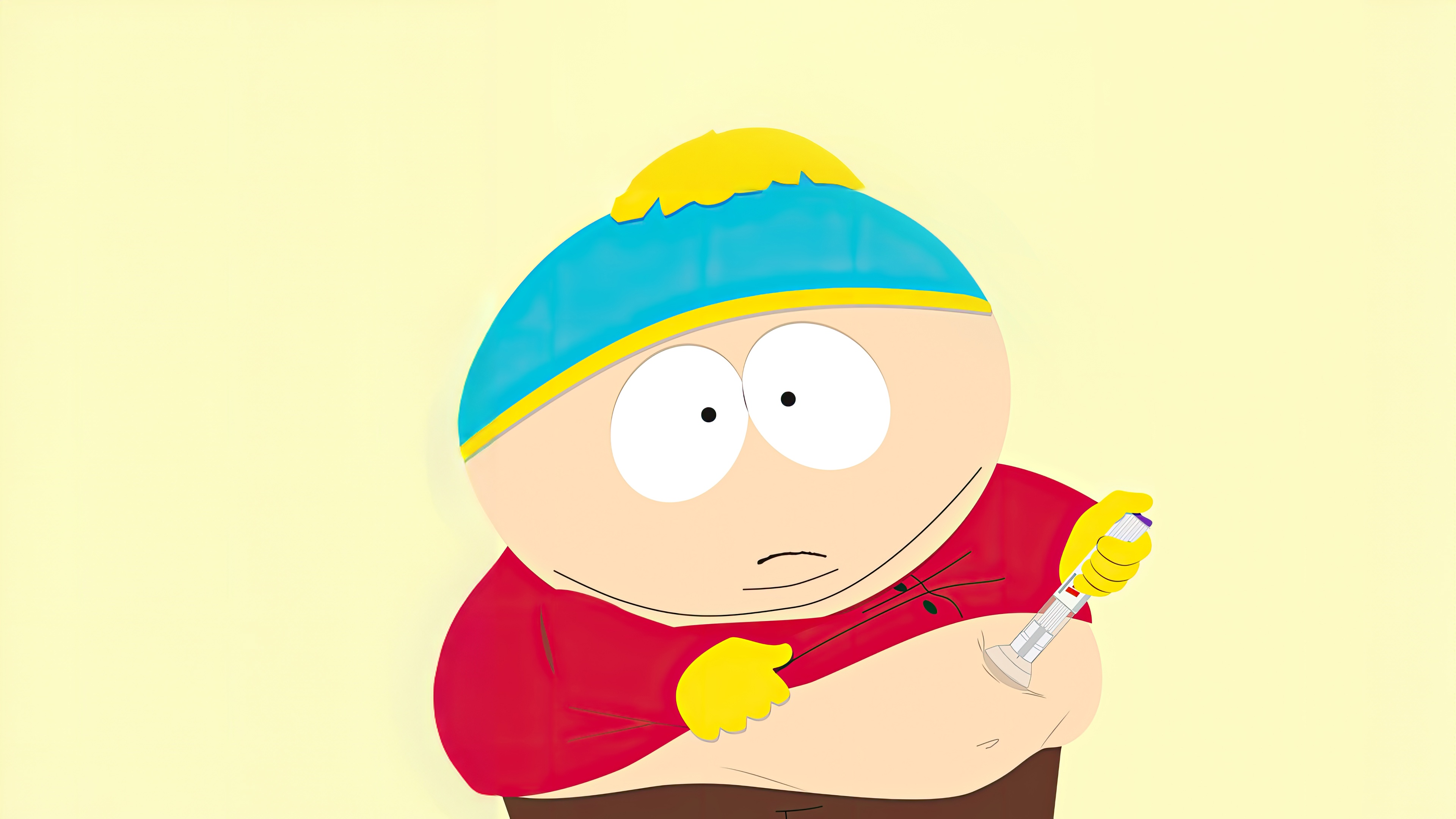 South Park: The End of Obesity - Cartman with Insulin Pen HD Wallpaper