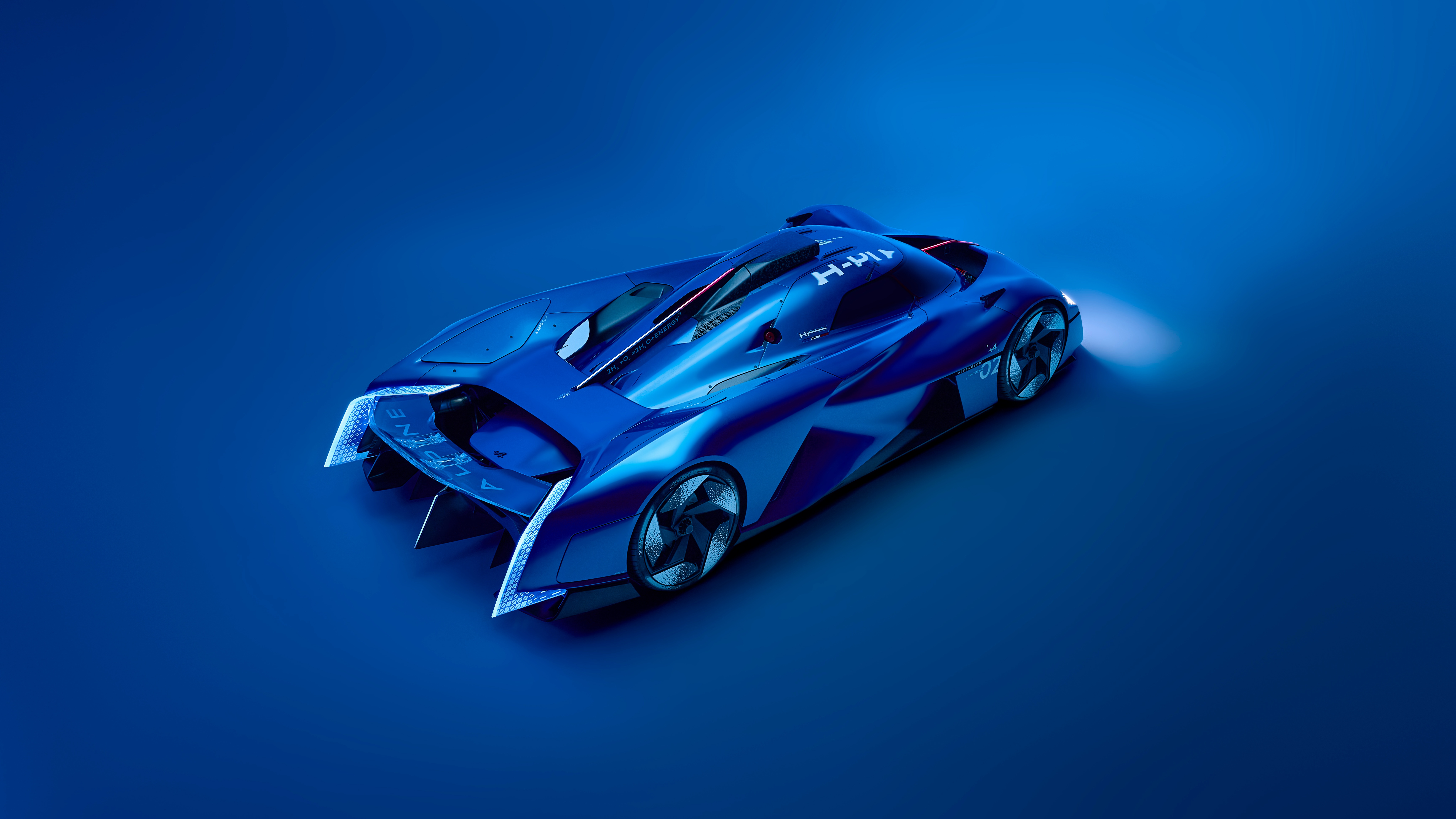 Alpine Alpenglow Hy4 Concept Car HD Wallpaper