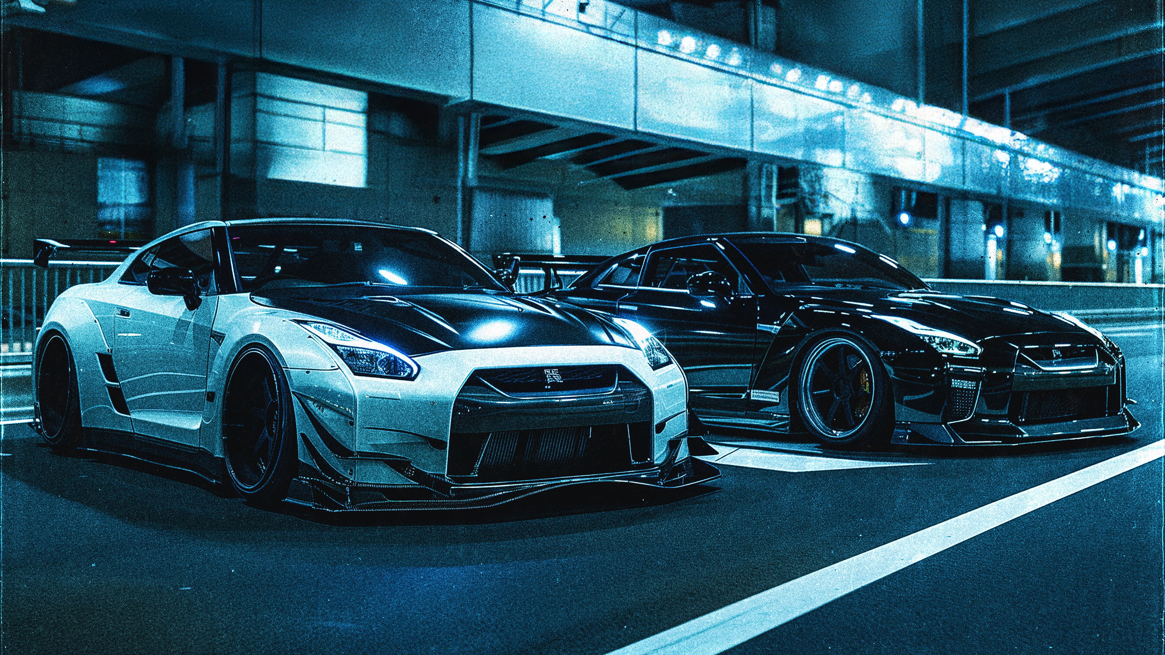 Nissan Gtr With Liberty Walk Bodykit HD Wallpaper