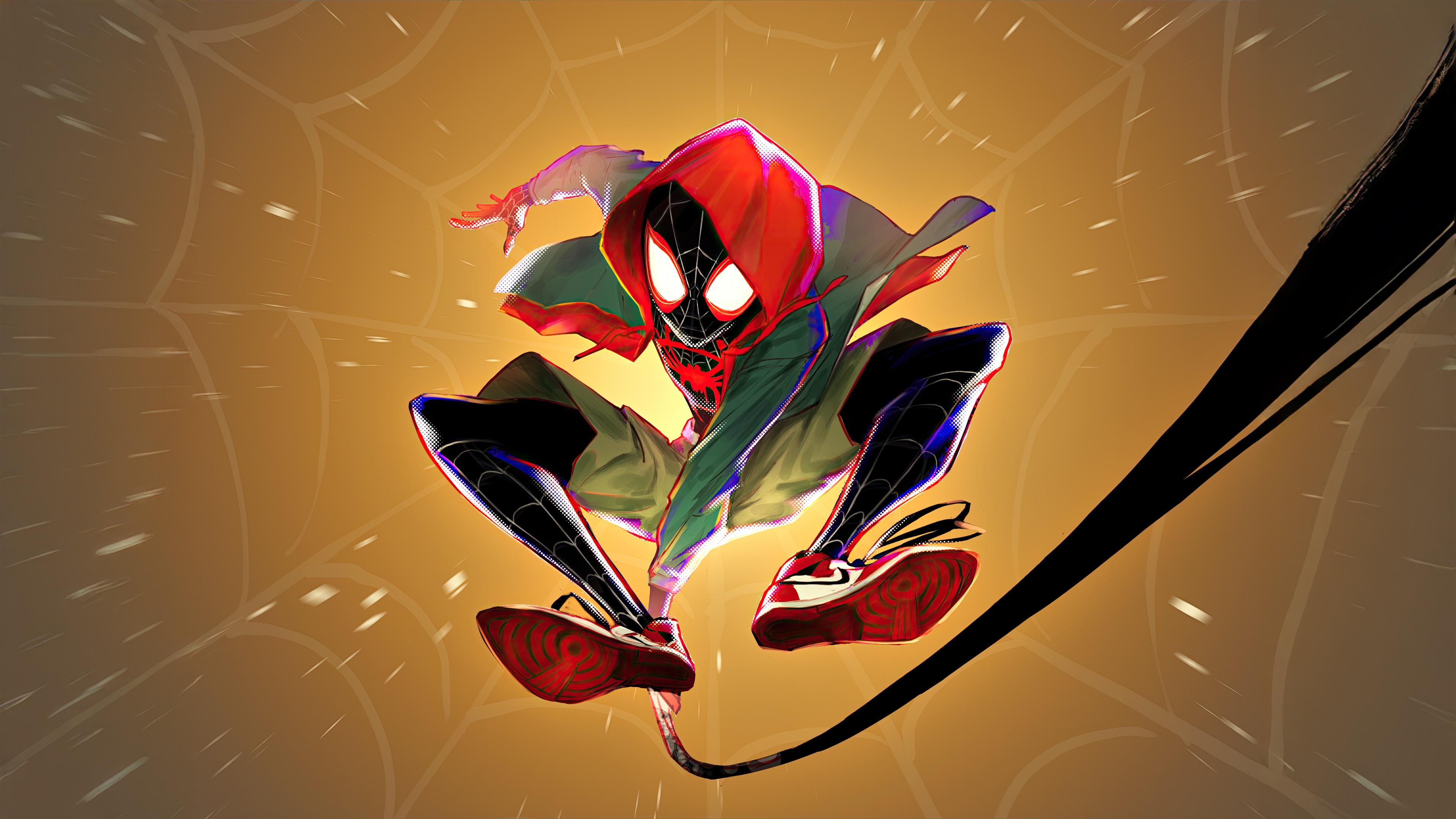 Miles Morales Unleashing The Power HD Wallpaper