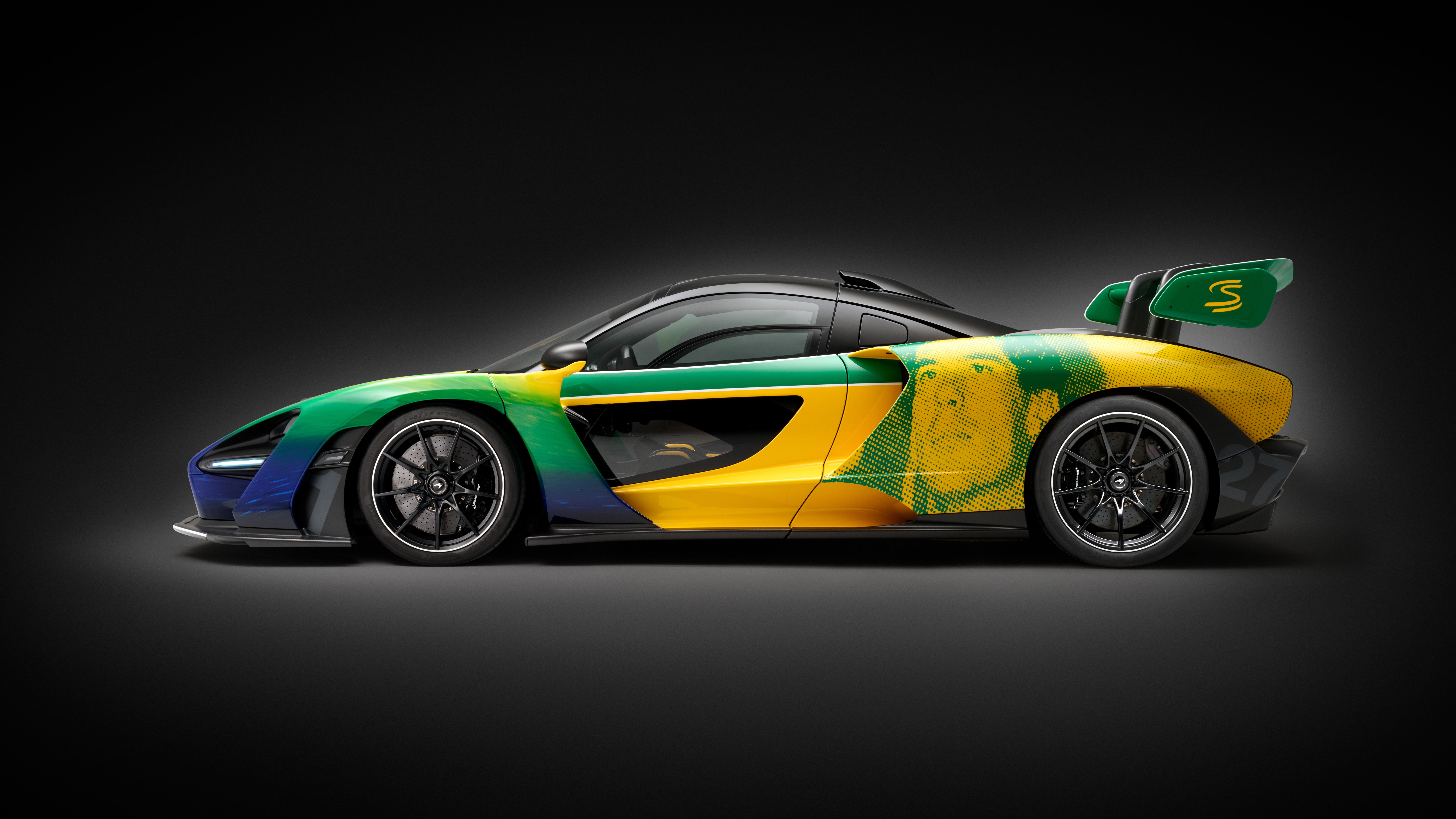 McLaren Senna Sempre with Brazilian livery HD Wallpaper