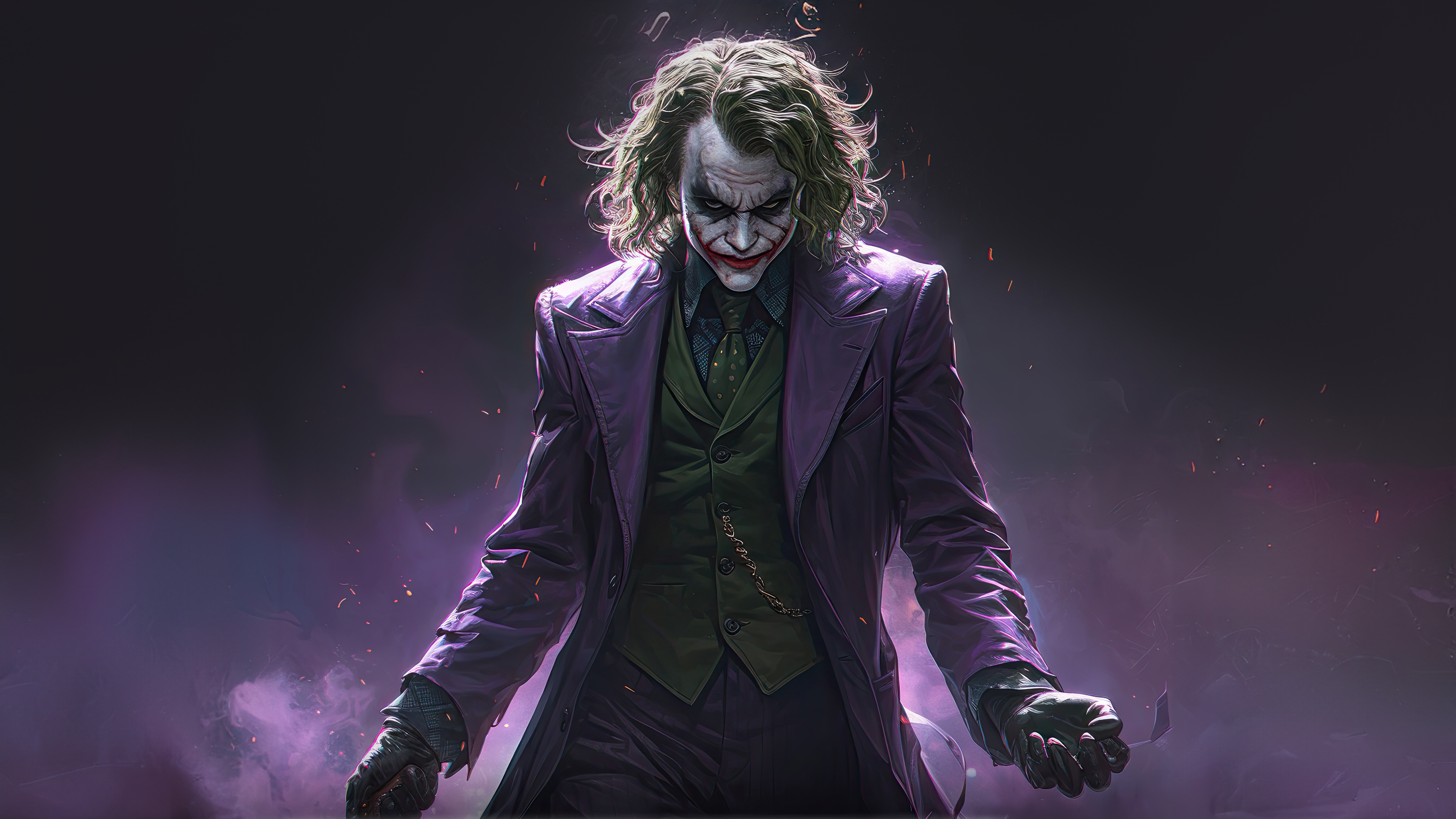 The Joker Playing With Chaos HD Wallpaper