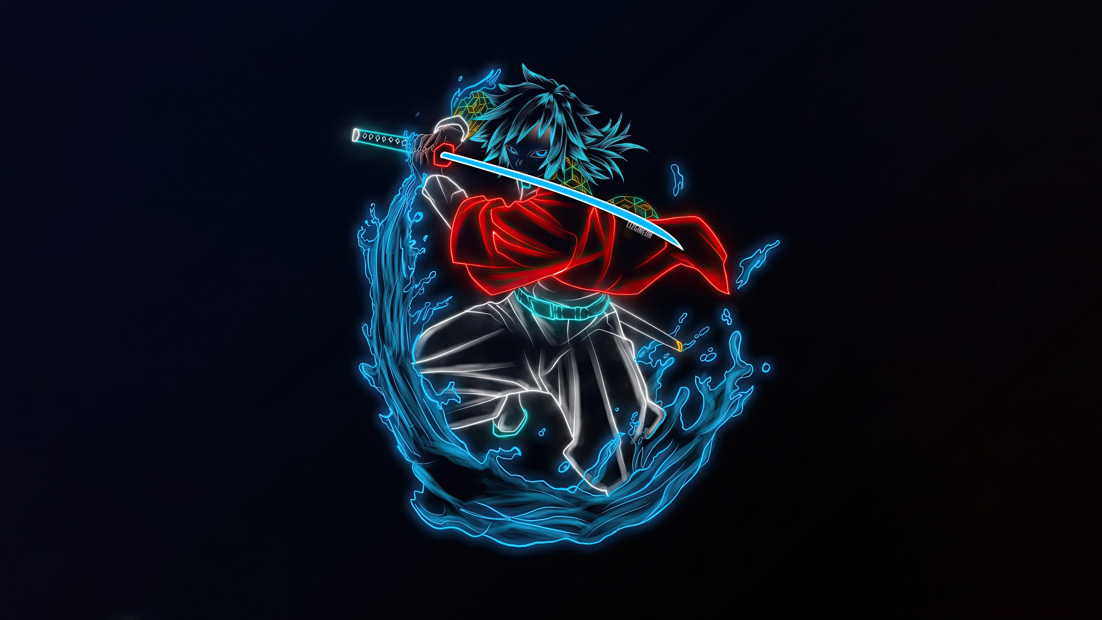 Giyu Tomioka from Kimetsu No Yaiba HD Wallpaper