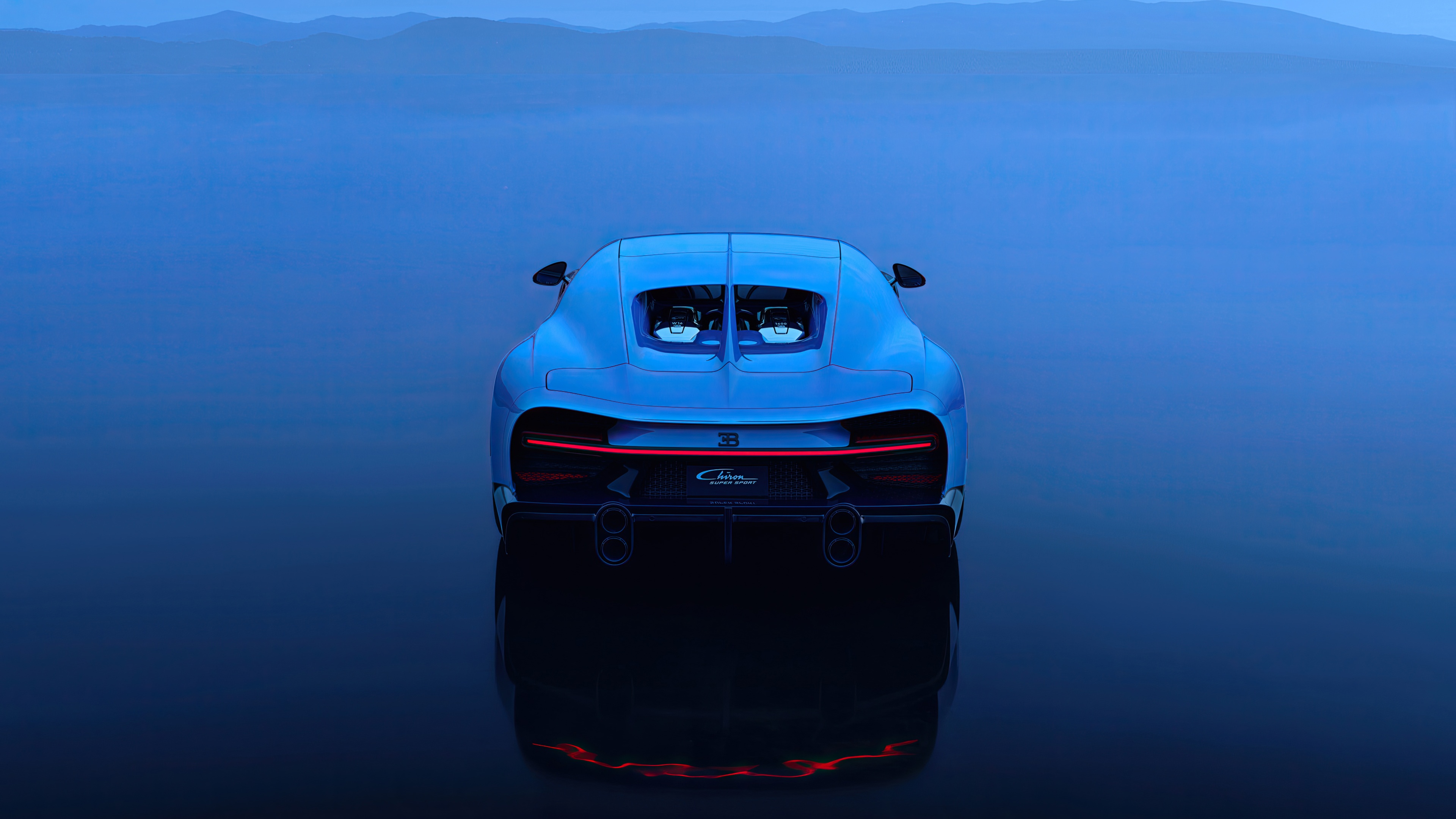 Bugatti Chiron Super Sport L'Ultime rear view HD Wallpaper