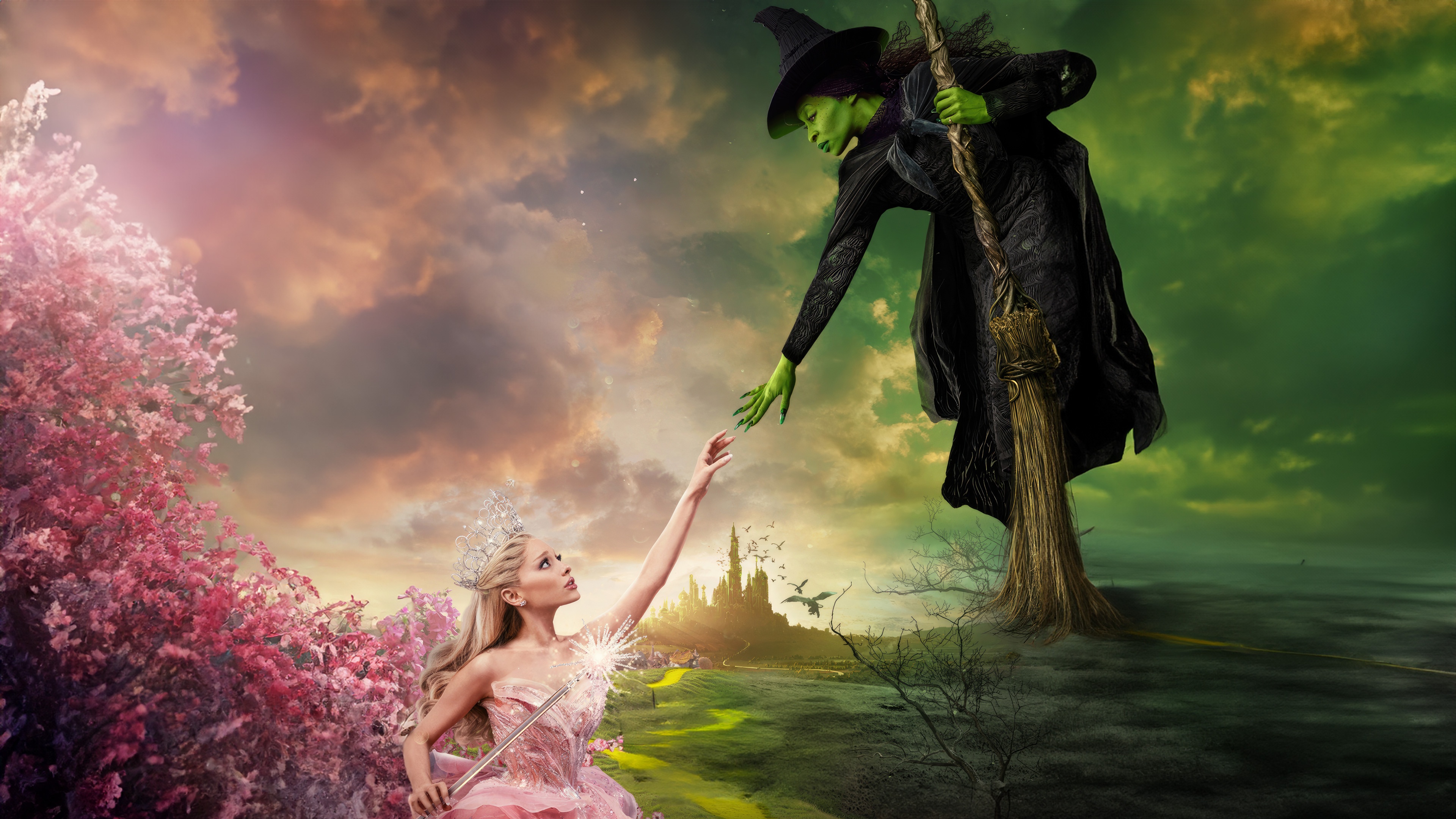 Wicked: The Witch and the Good Witch HD Wallpaper