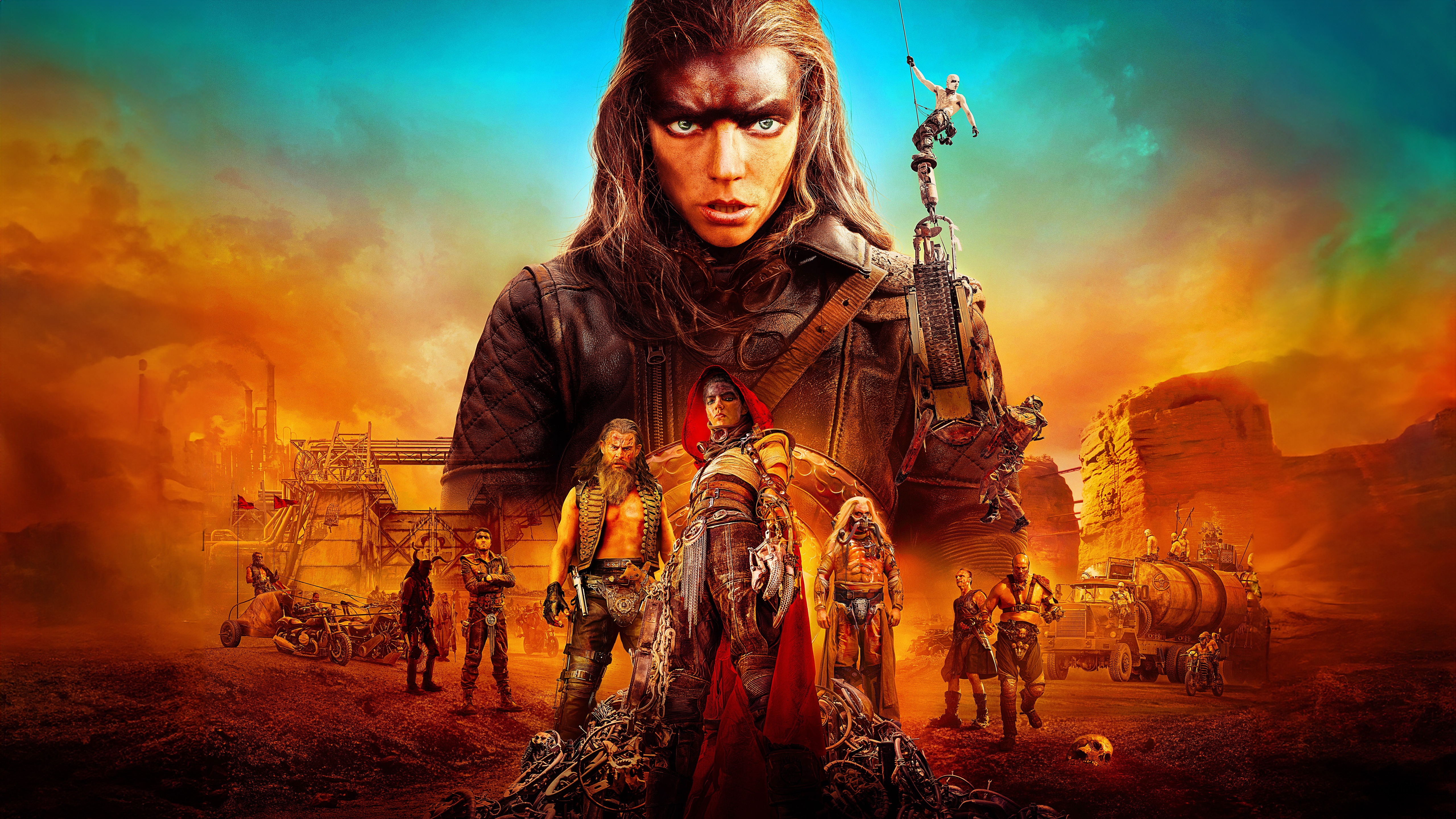 Furiosa: A Mad Max Saga Movie Poster HD Wallpaper