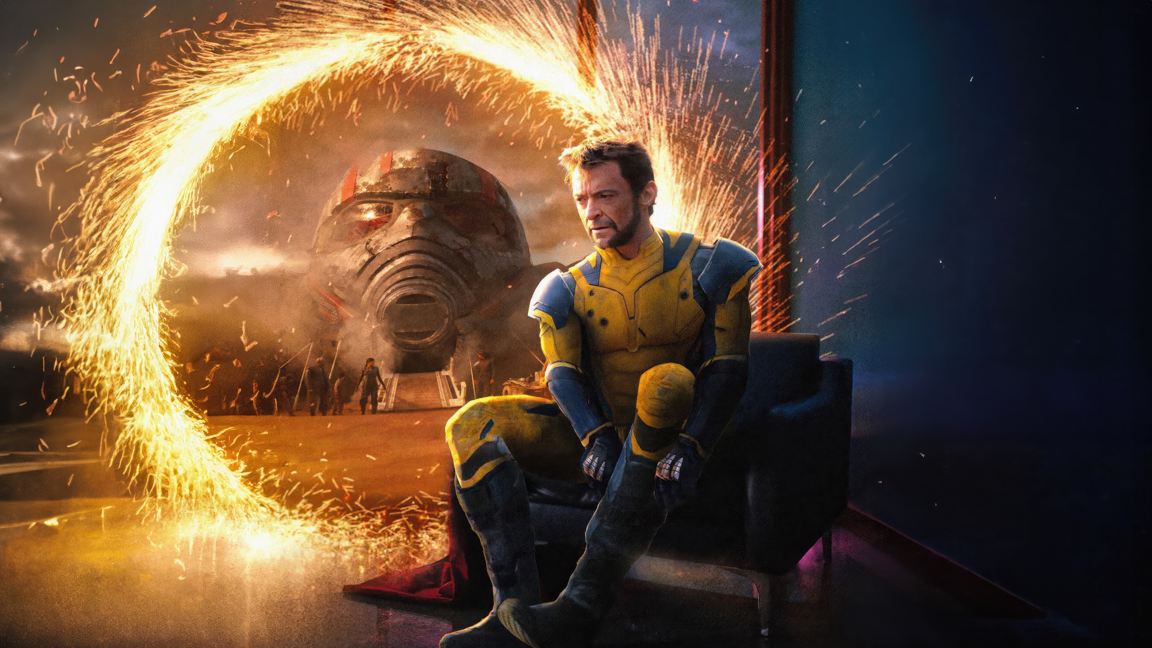 Deadpool and Wolverine in Reckless Rebellion HD Wallpaper