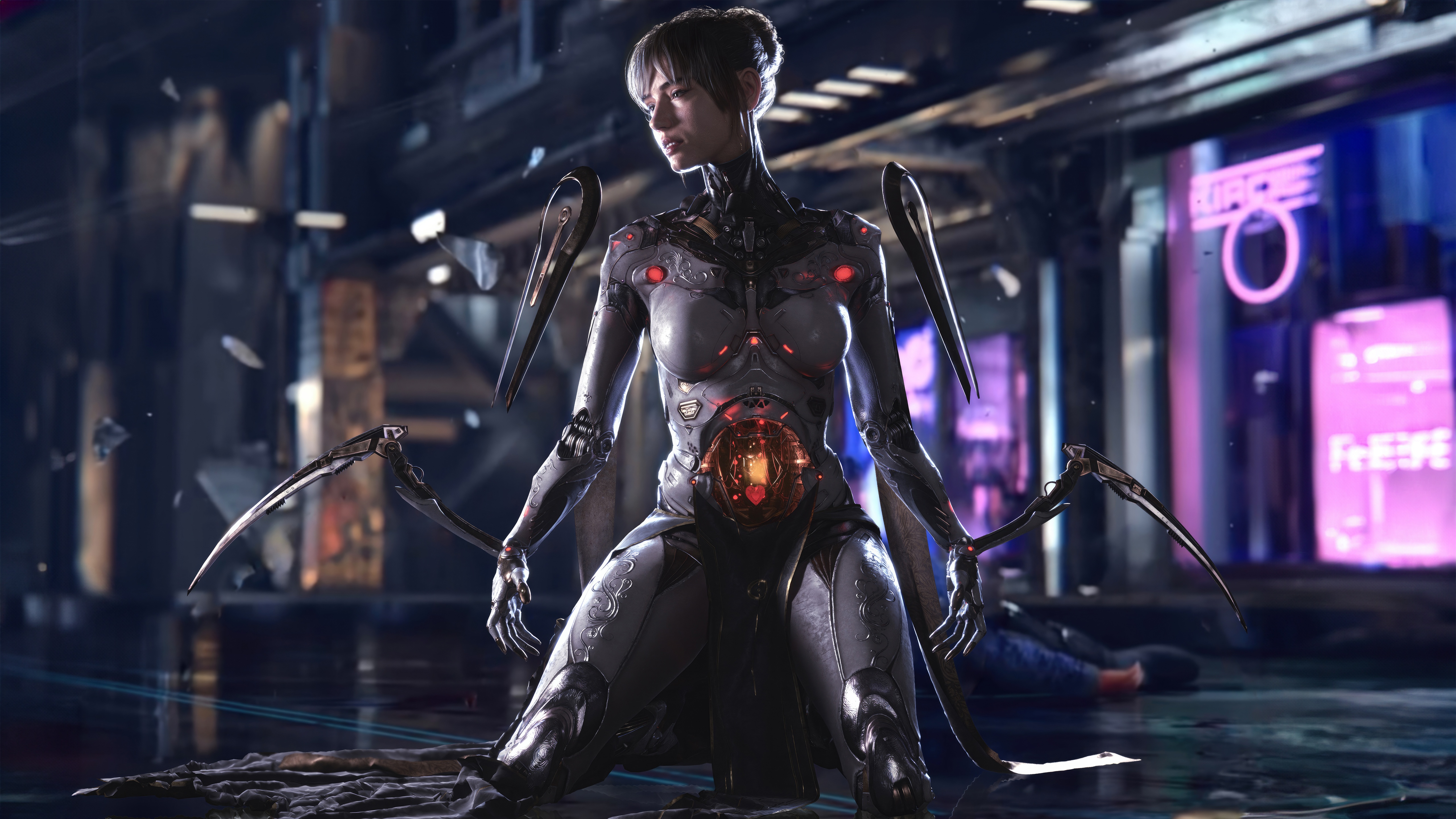 Cyberpunk 2077 X Alita X Blade Runner HD Wallpaper
