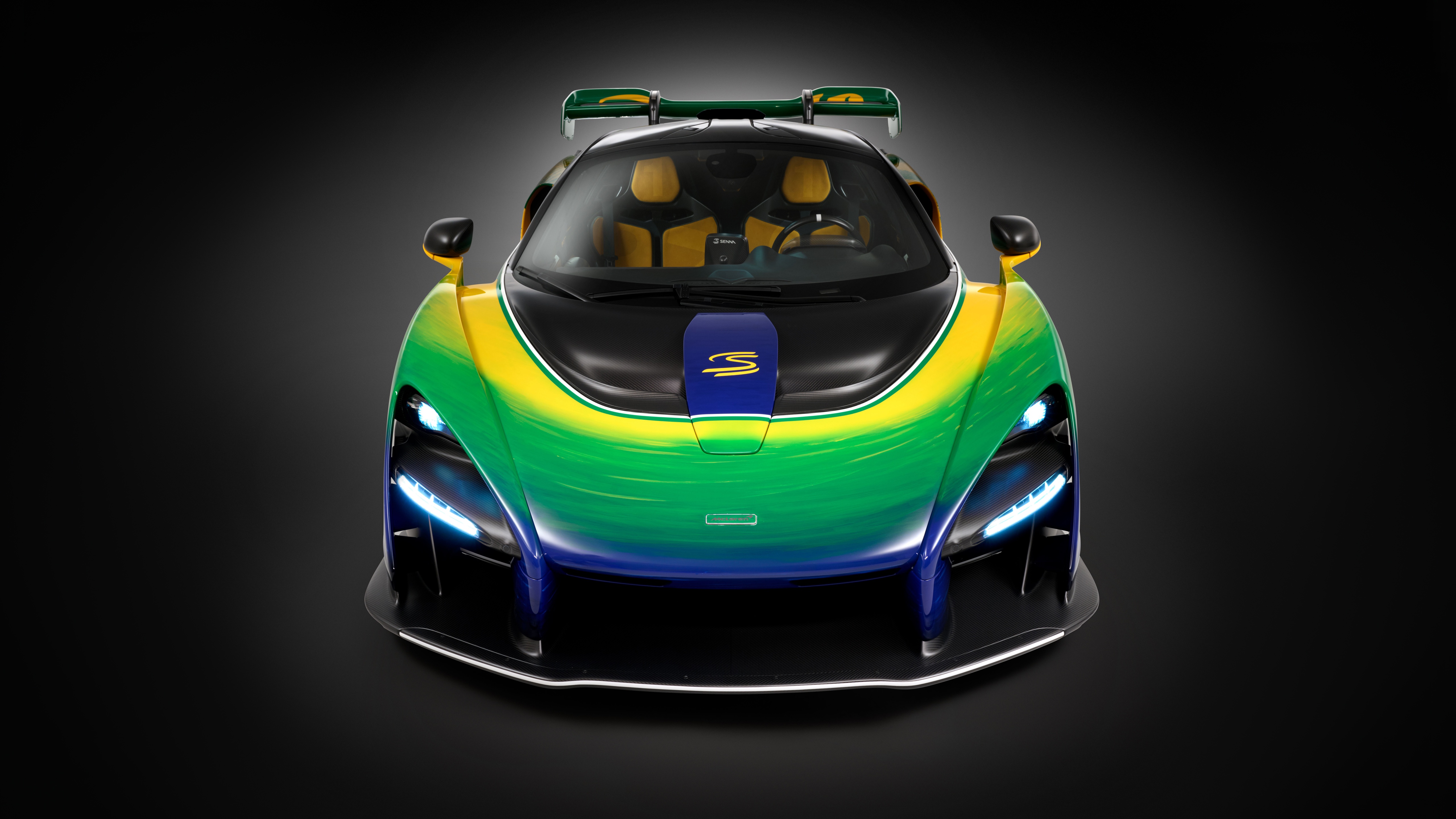 McLaren Senna Sempre with Brazilian flag livery HD Wallpaper