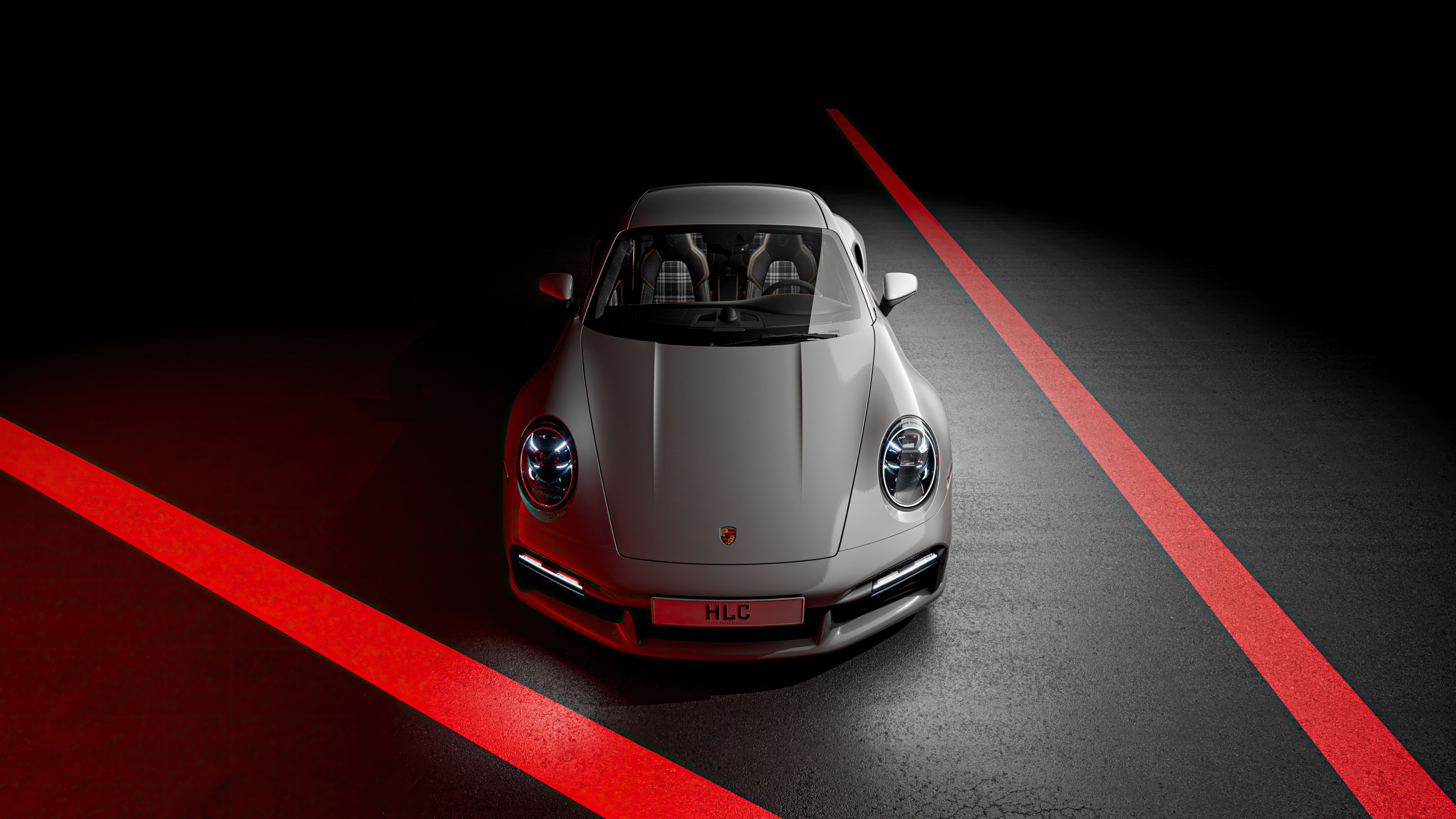 Porsche 911 Turbo S with HLC badge HD Wallpaper