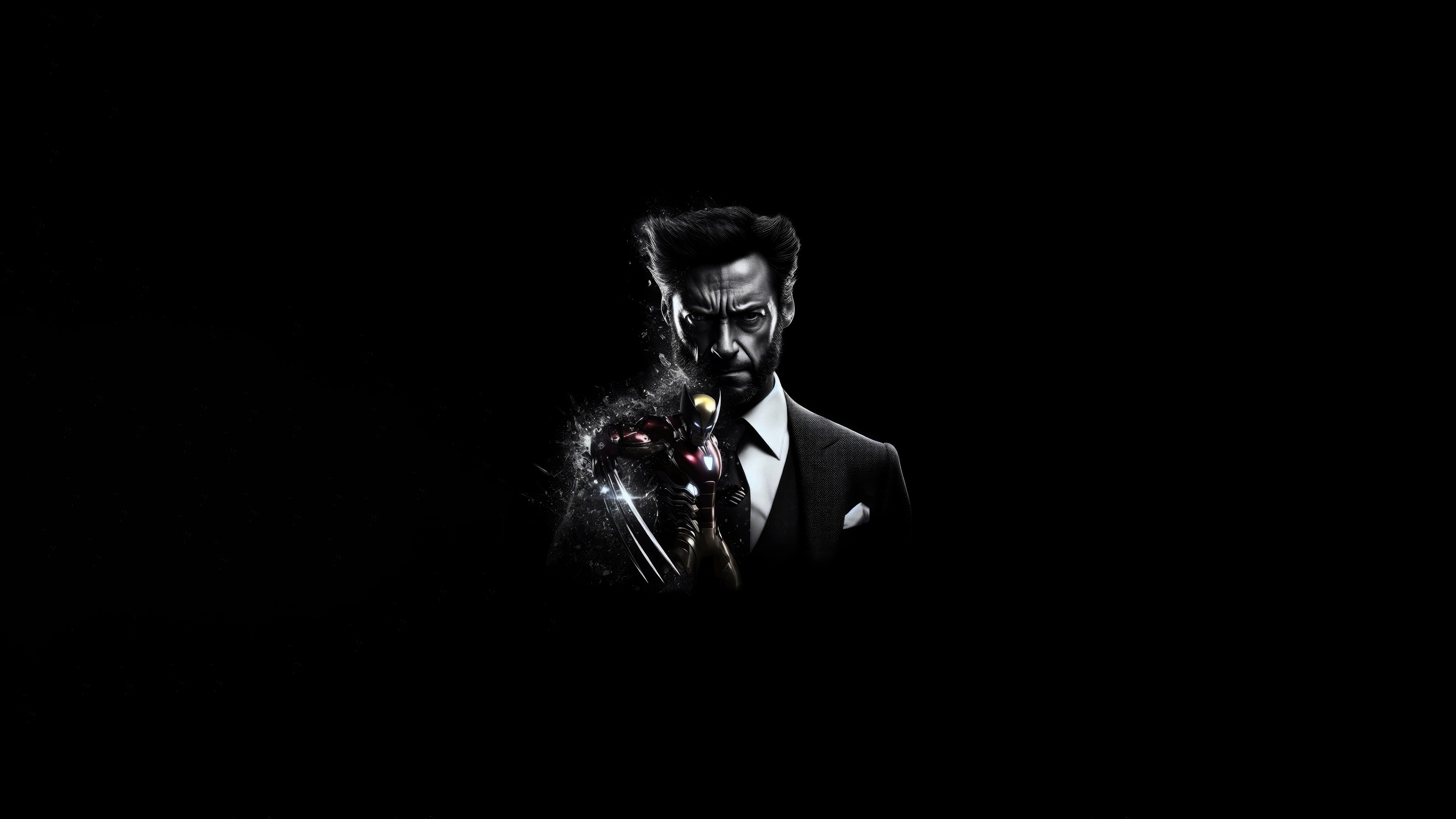 Wolverine and Iron Man mashup HD Wallpaper