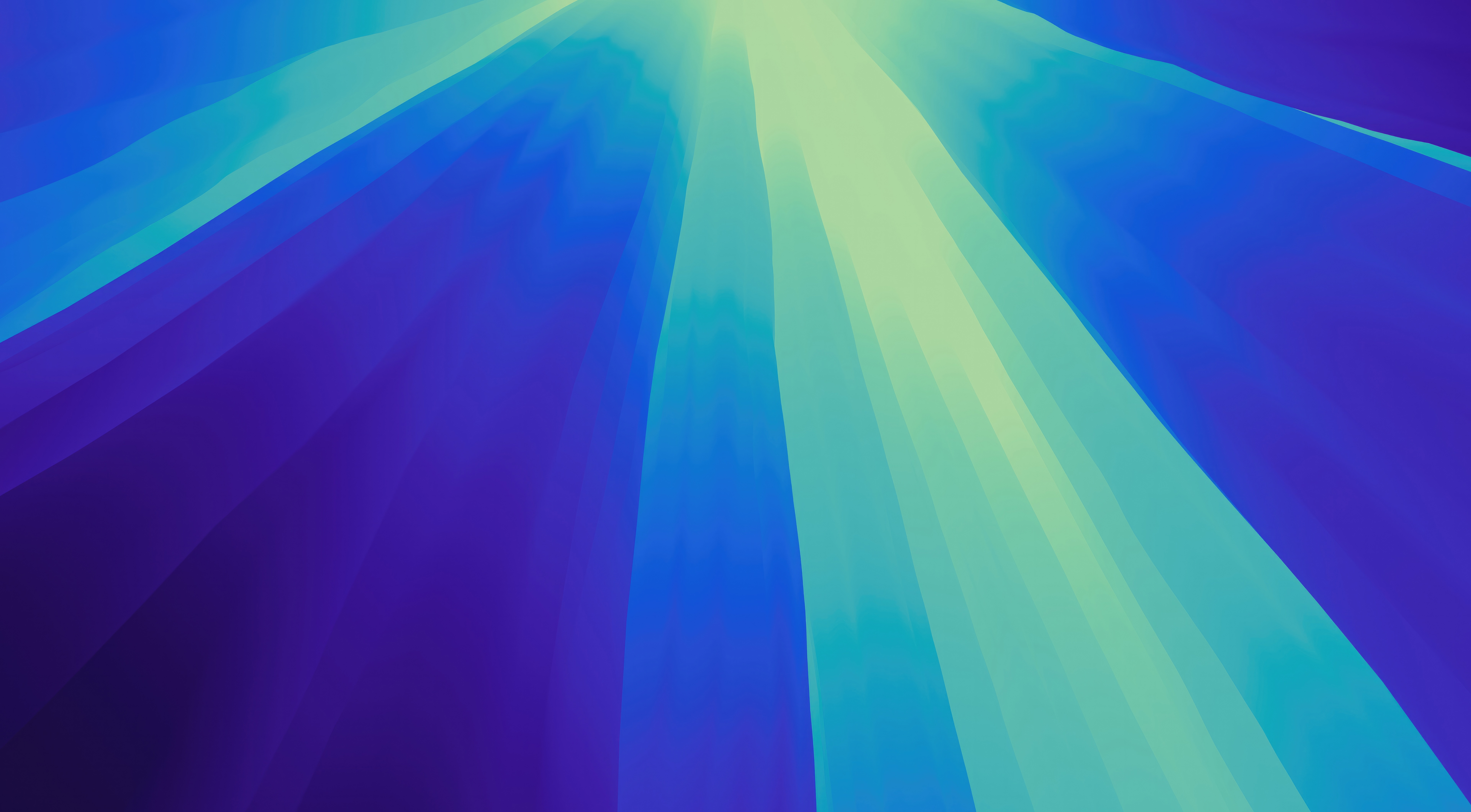 Abstract blue and green light rays HD Wallpaper