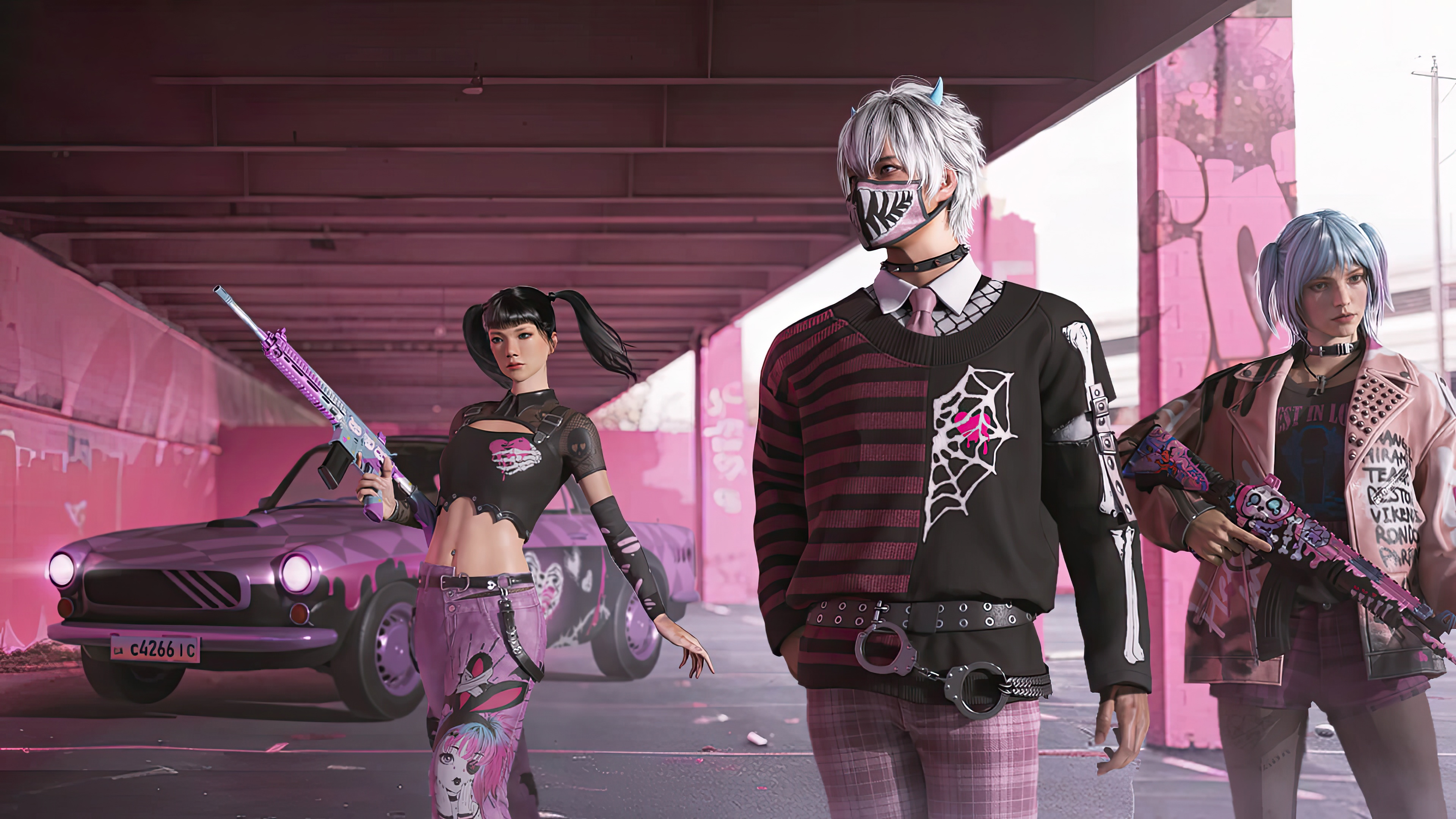 Survivor Pass Grunge Queen PUBG Characters HD Wallpaper