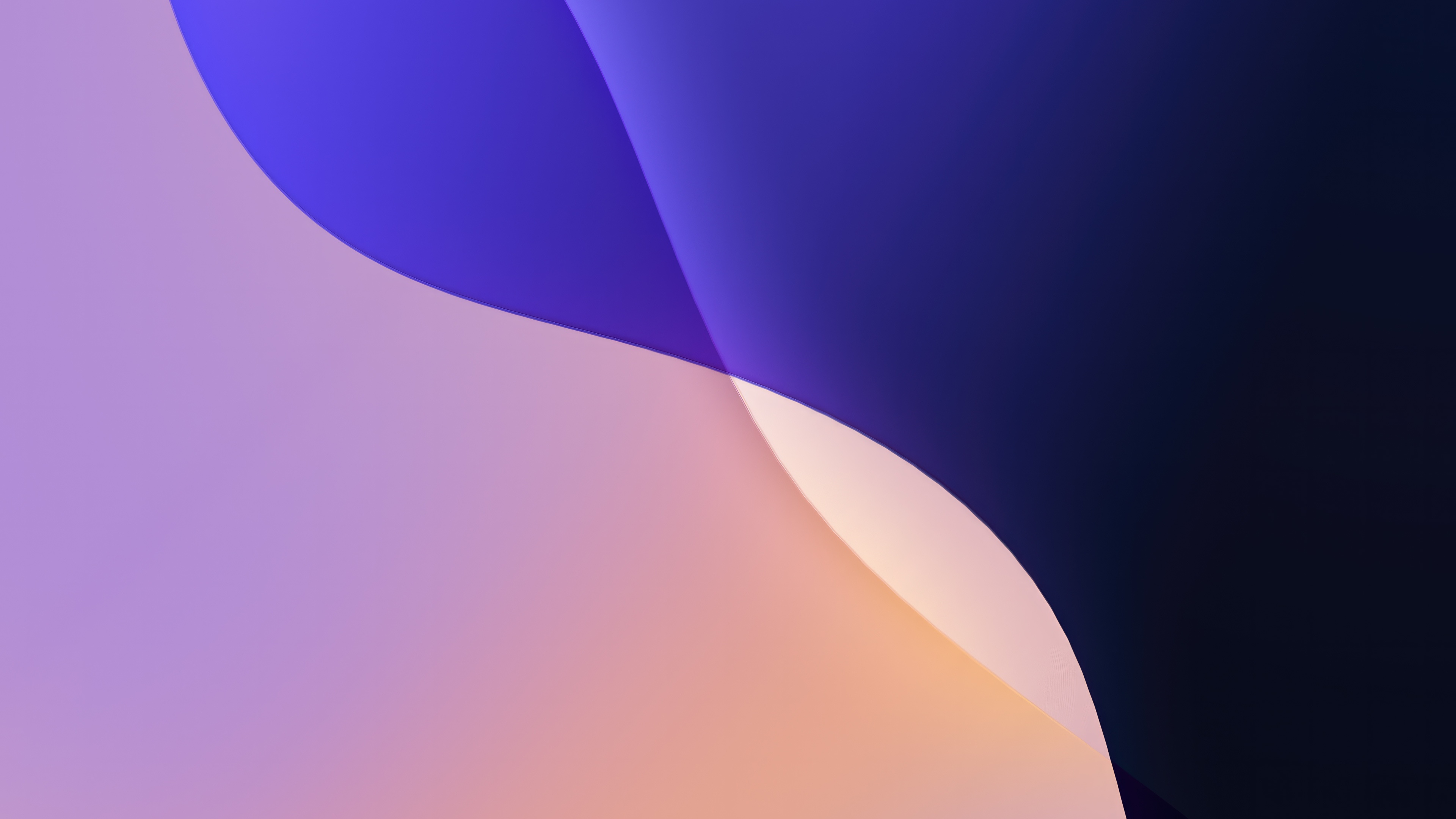 iPad OS 18 Purple Abstract HD Wallpaper