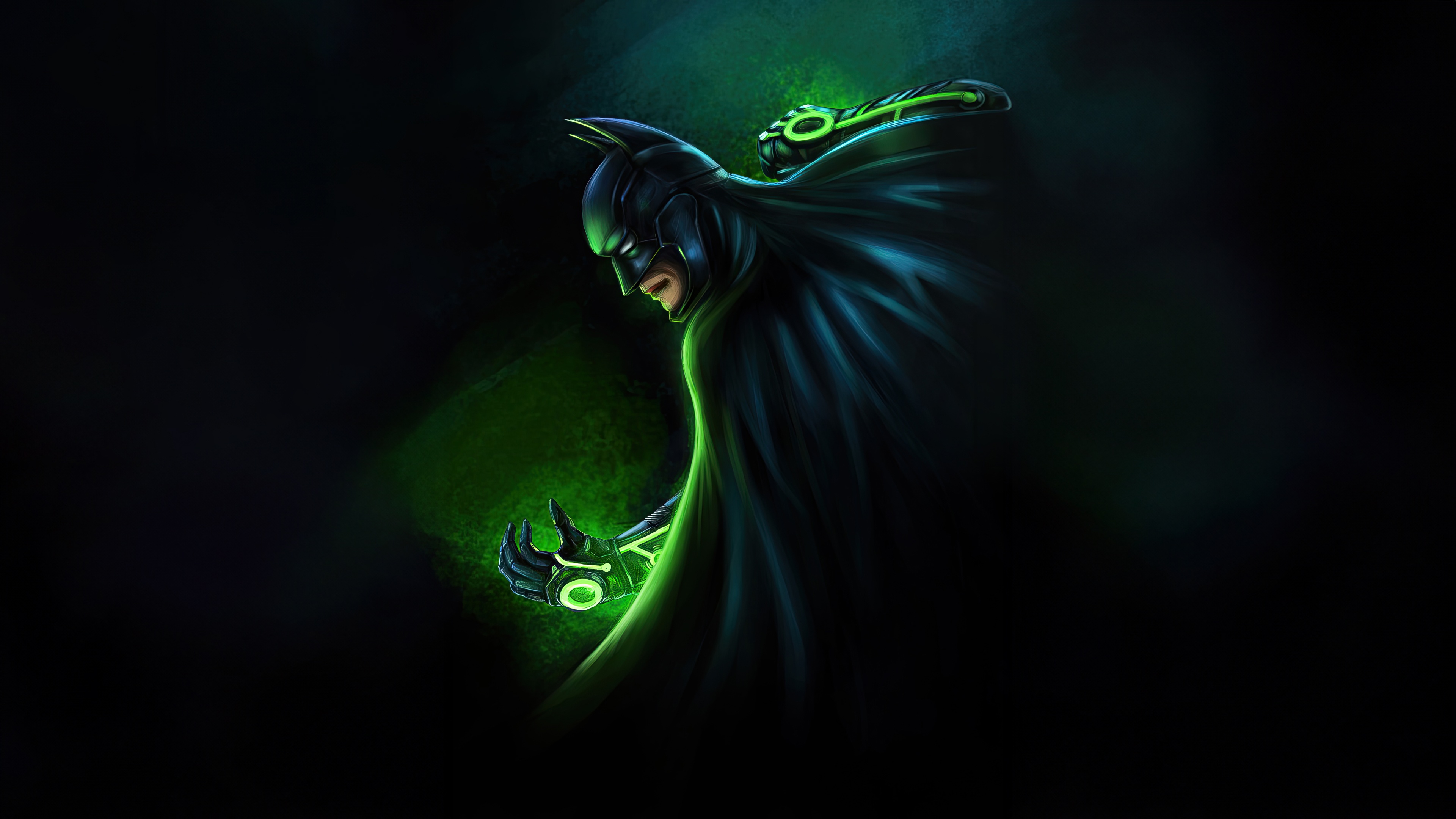 Batman in Injustice Kryptonite Suit HD Wallpaper