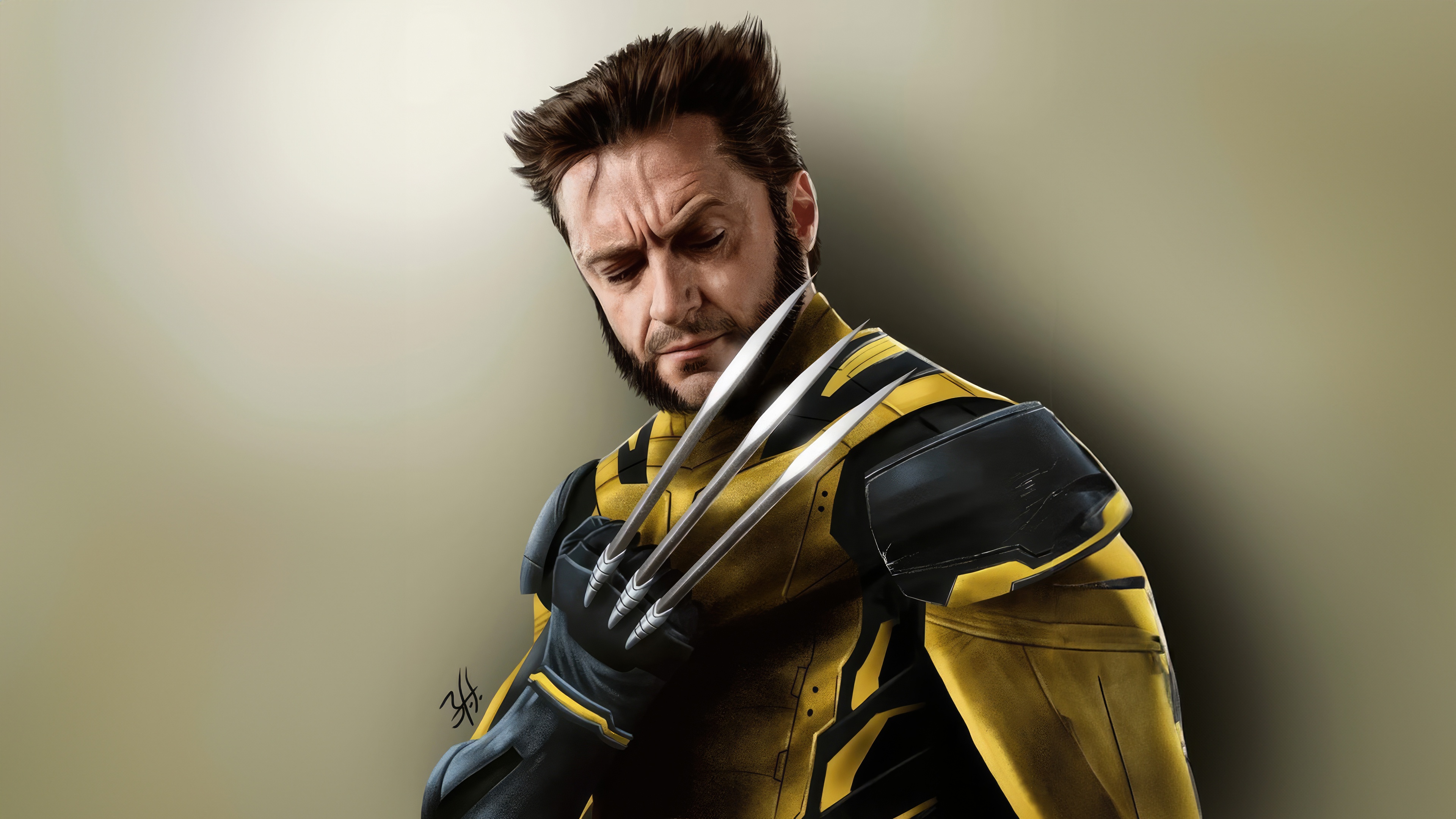Wolverine with Claws Extended HD Wallpaper