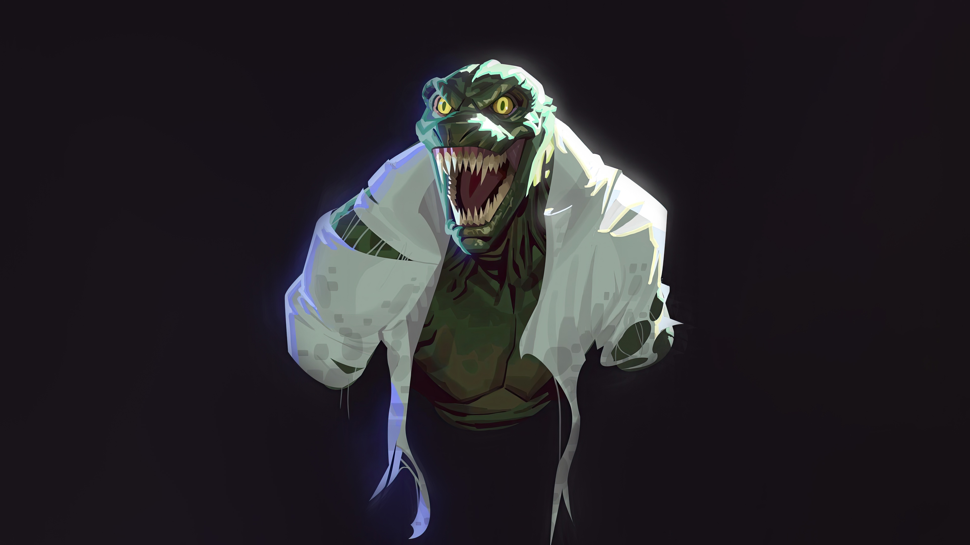The Lizard in a torn lab coat HD Wallpaper