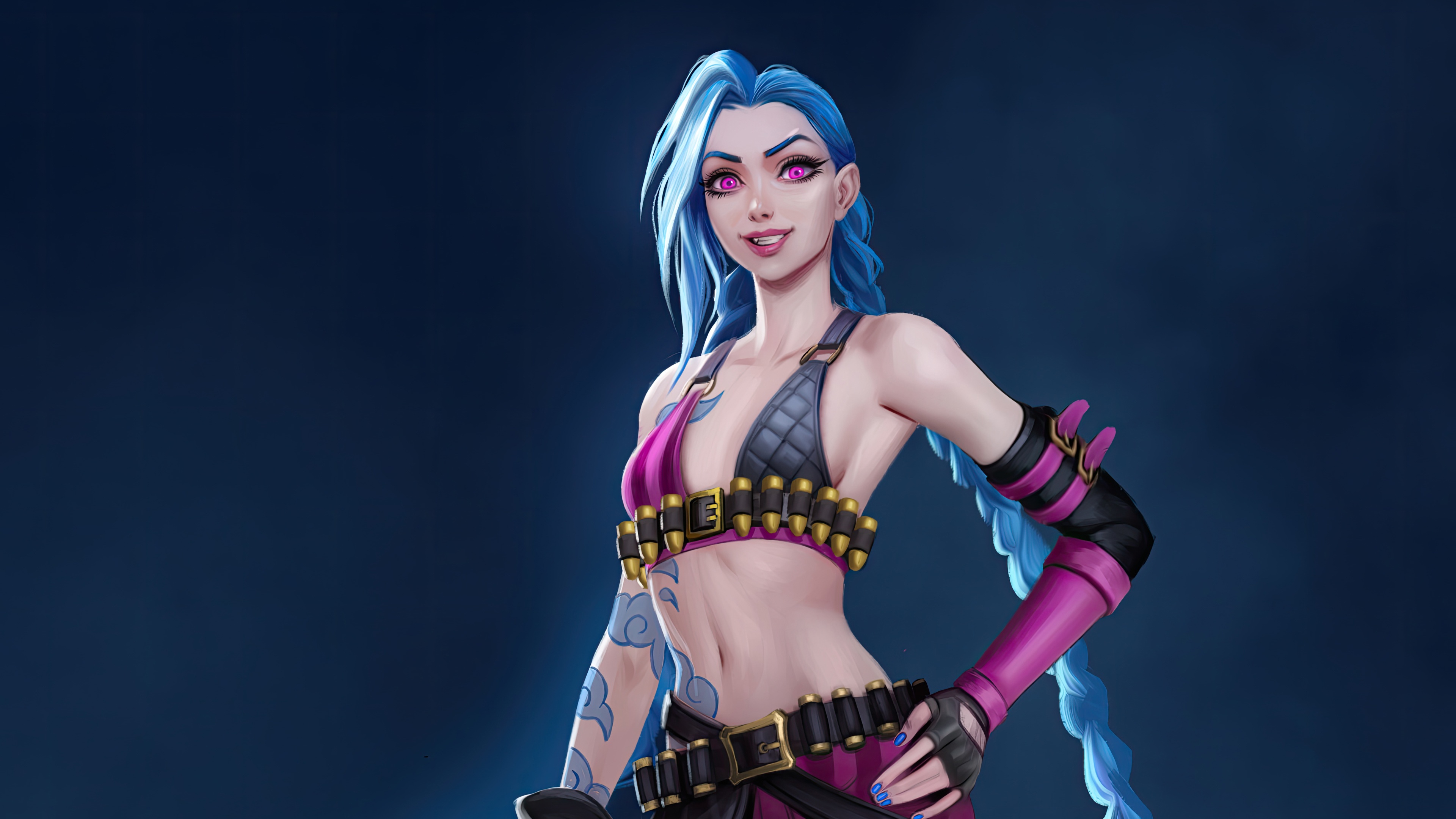 Jinx from League of Legends Art HD Wallpaper