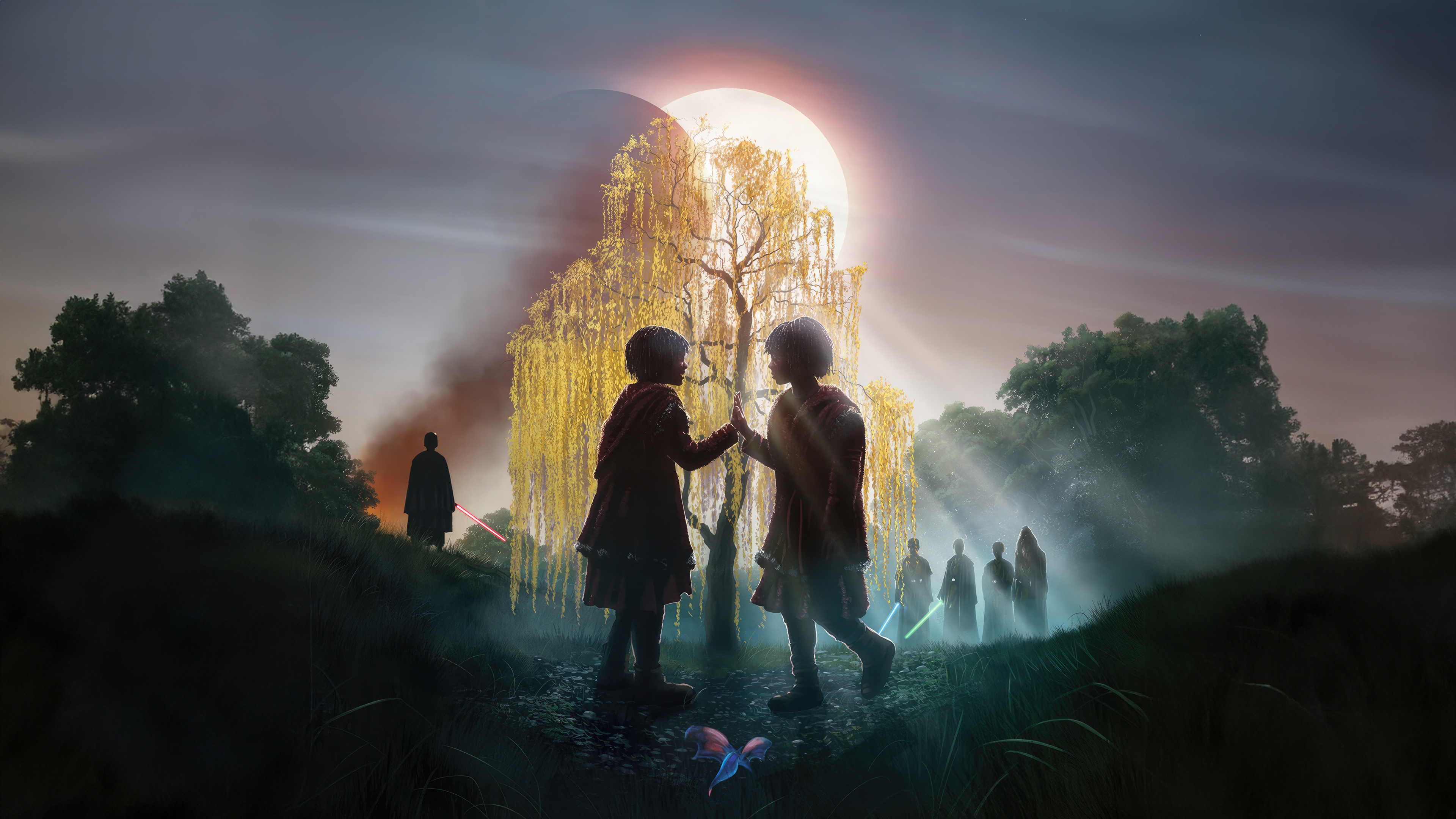 The Acolyte Origins: Children and Jedi HD Wallpaper