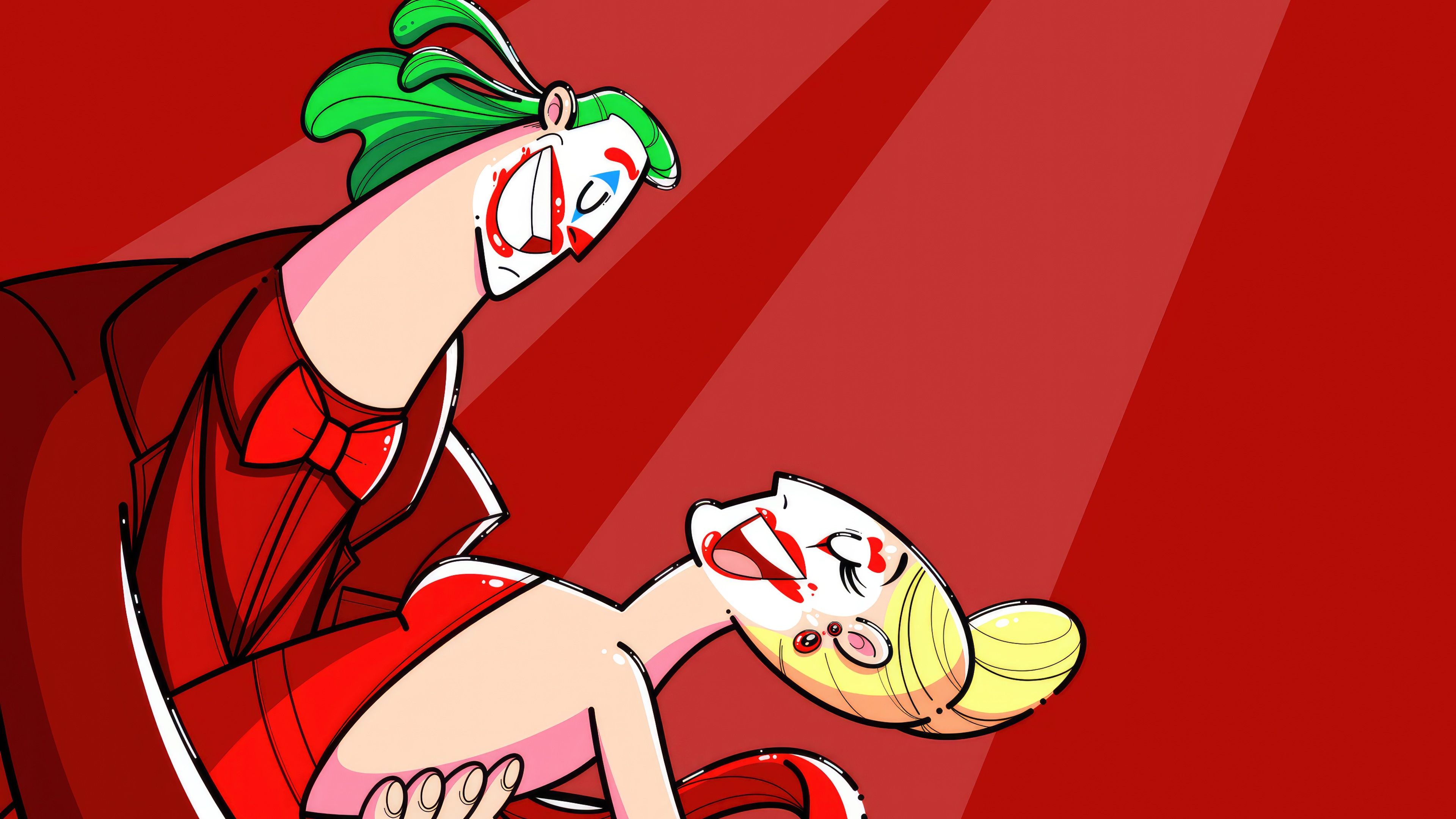 Joker and Harley Quinn Dancing HD Wallpaper