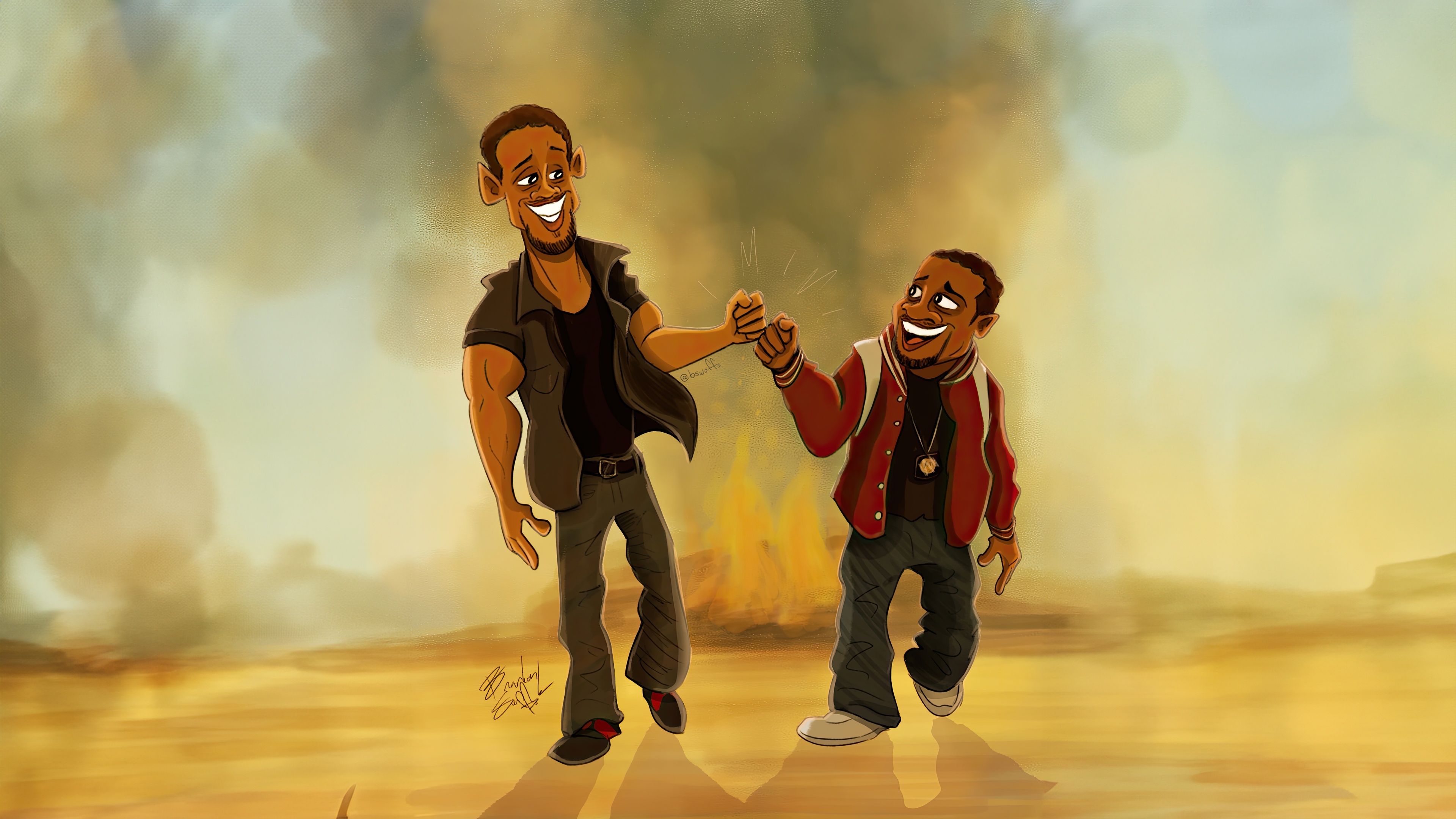 Bad Boys Ride Or Die Fan Made Art HD Wallpaper