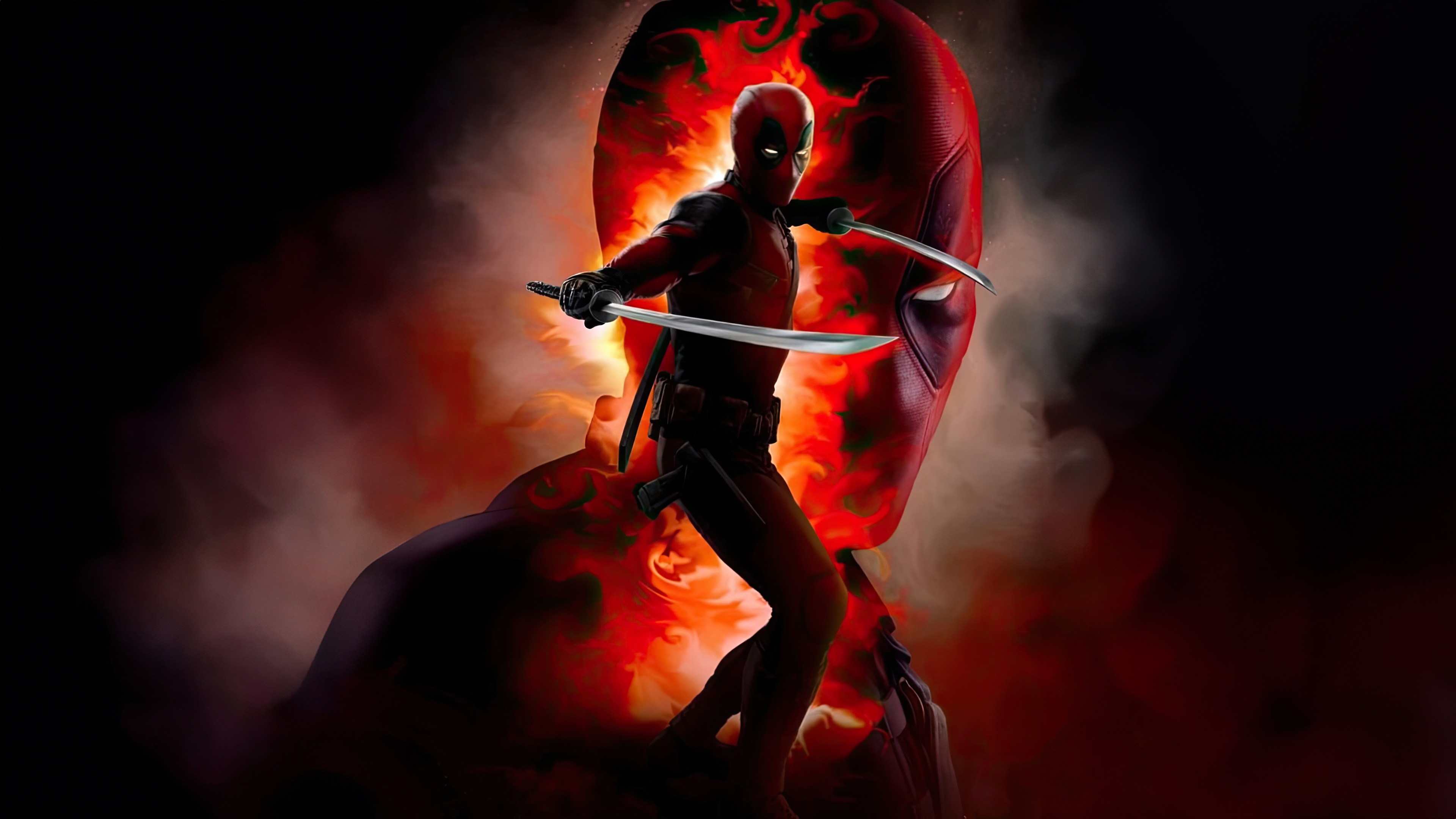 Deadpool Promo Art For Deadpool And Wolverine HD Wallpaper