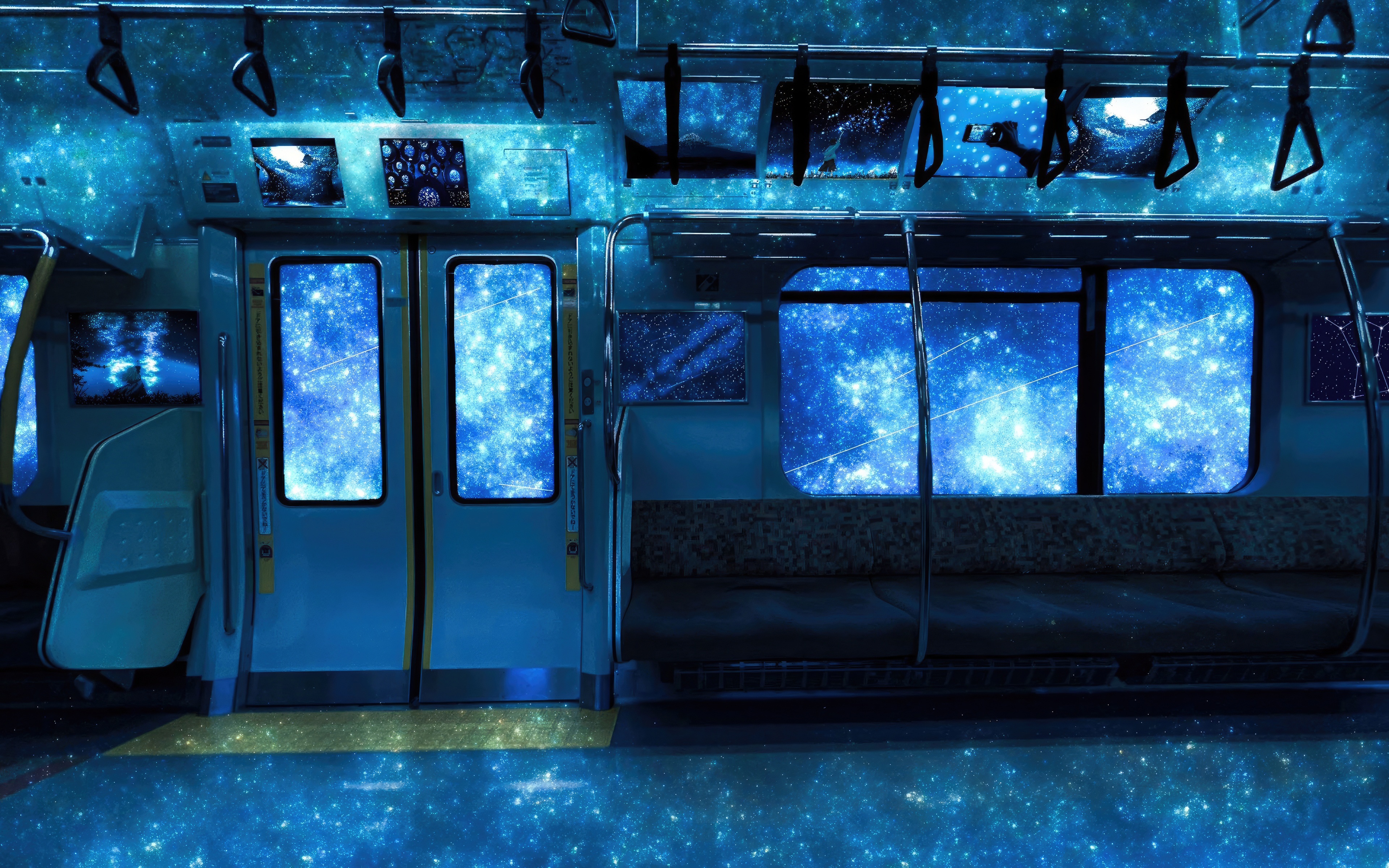 The Train of Stars and Dreams HD Wallpaper