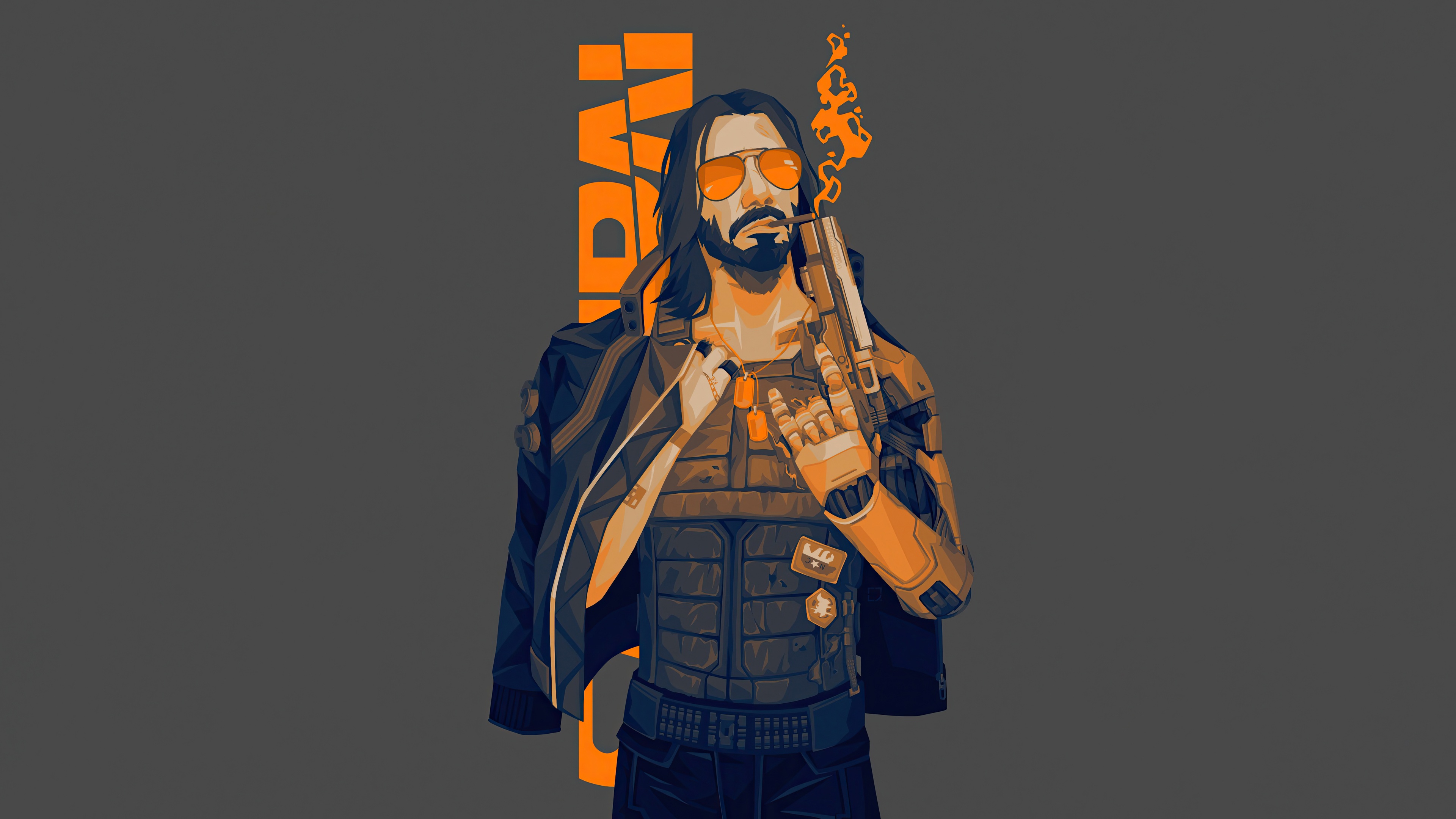 Johnny Silverhand Art HD Wallpaper