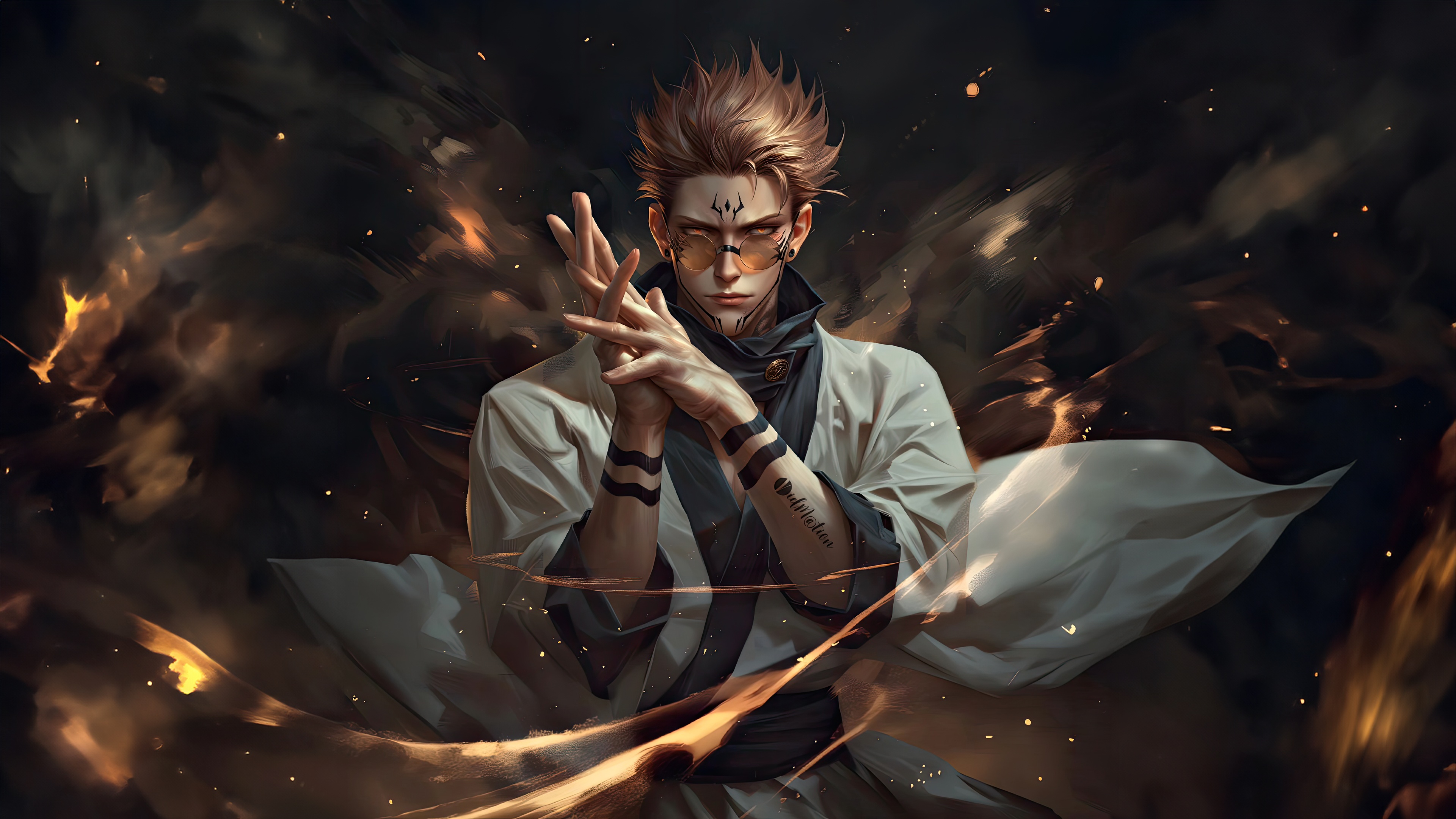 Ryomen Sukuna From Jujutsu Kaisen HD Wallpaper
