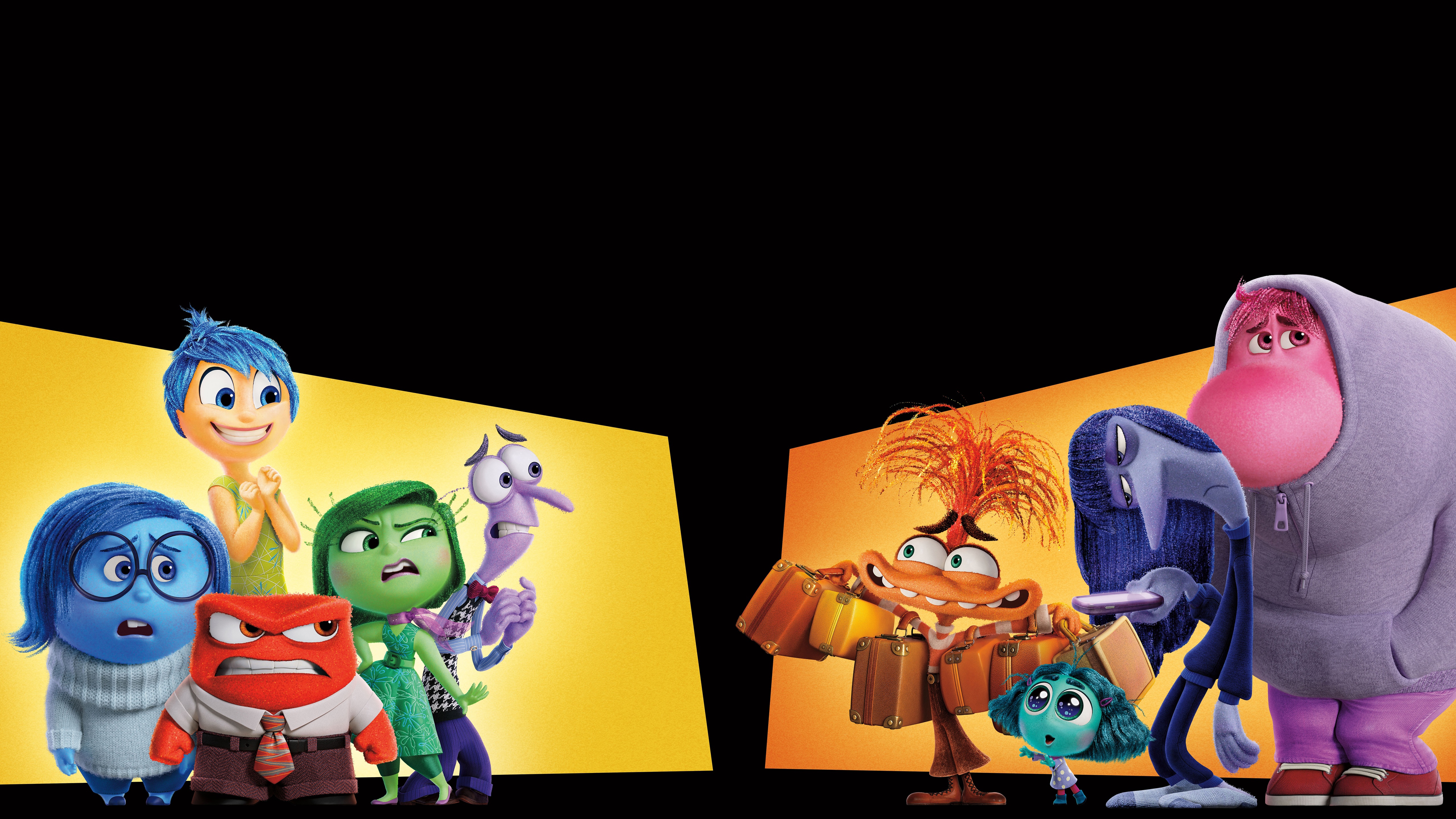 Inside Out 2 Characters HD Wallpaper