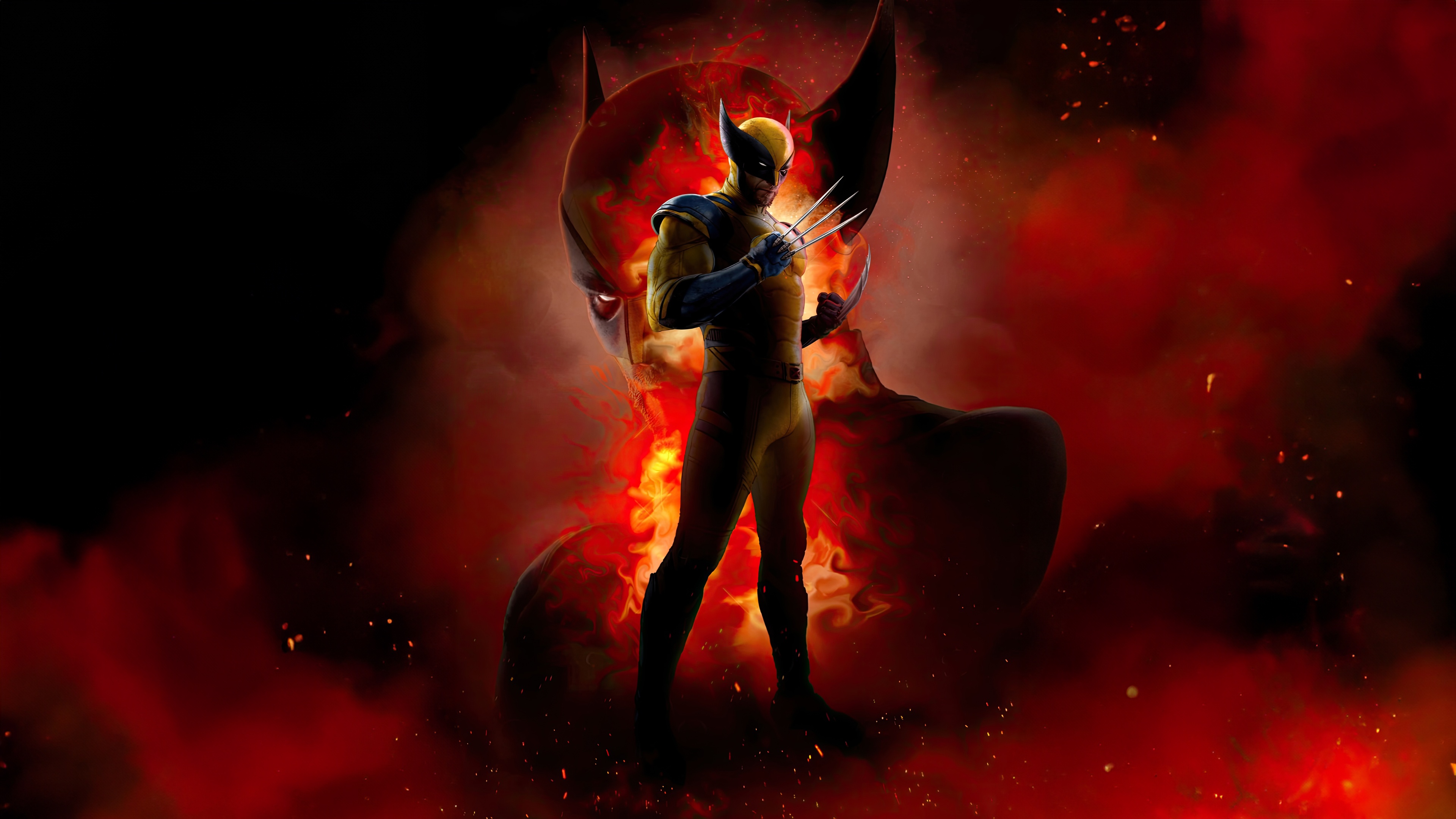 Wolverine Promo Art For Deadpool And Wolverine HD Wallpaper