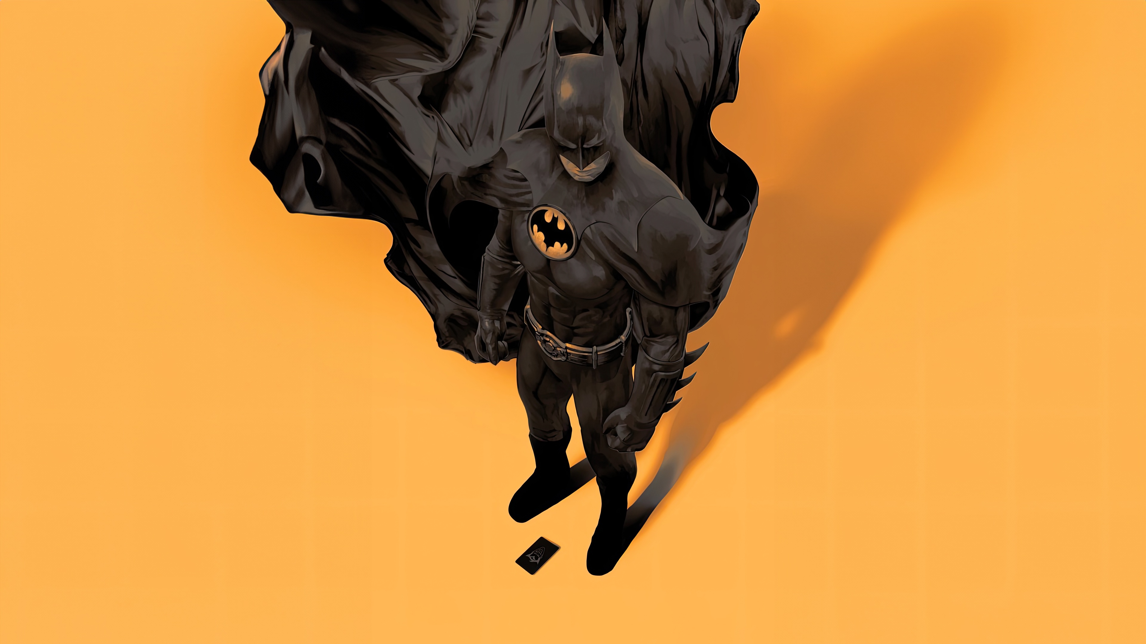 Batman with a Joker playing card HD Wallpaper