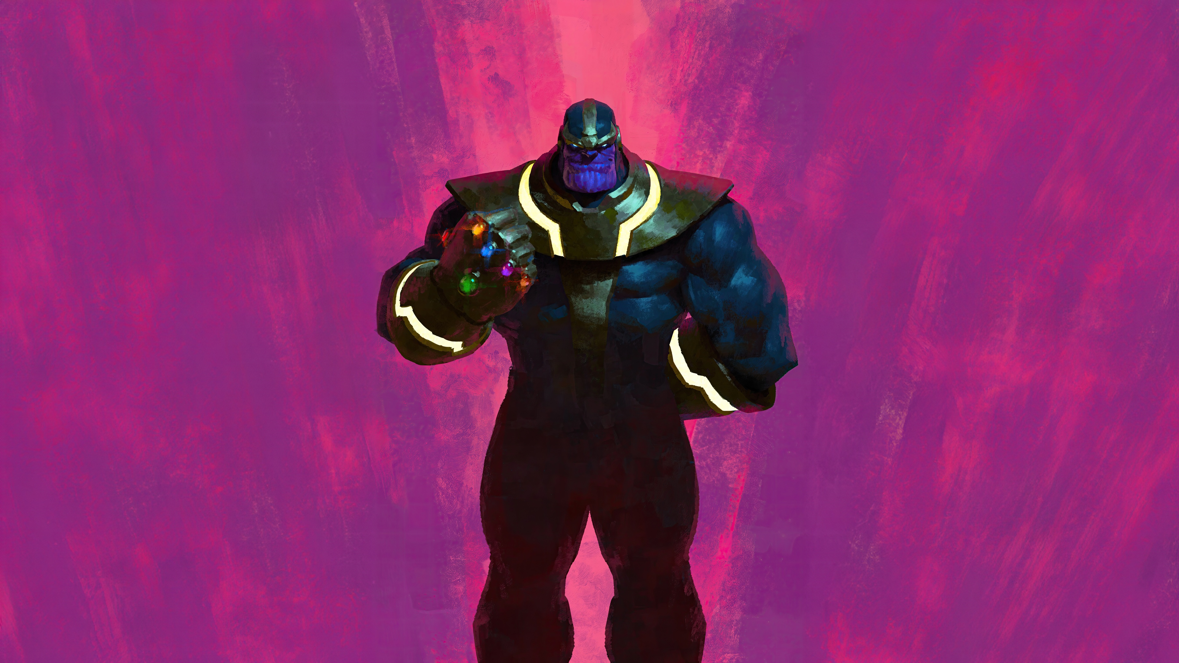 Thanos with the Infinity Gauntlet HD Wallpaper