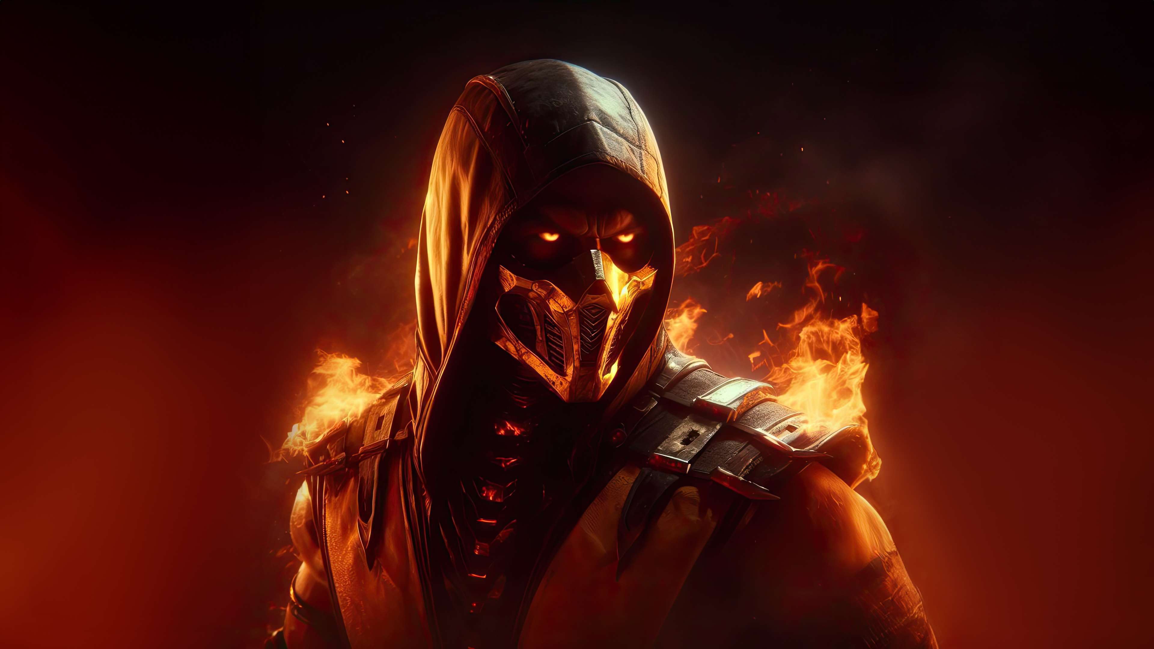 Scorpion Master Of The Flame HD Wallpaper