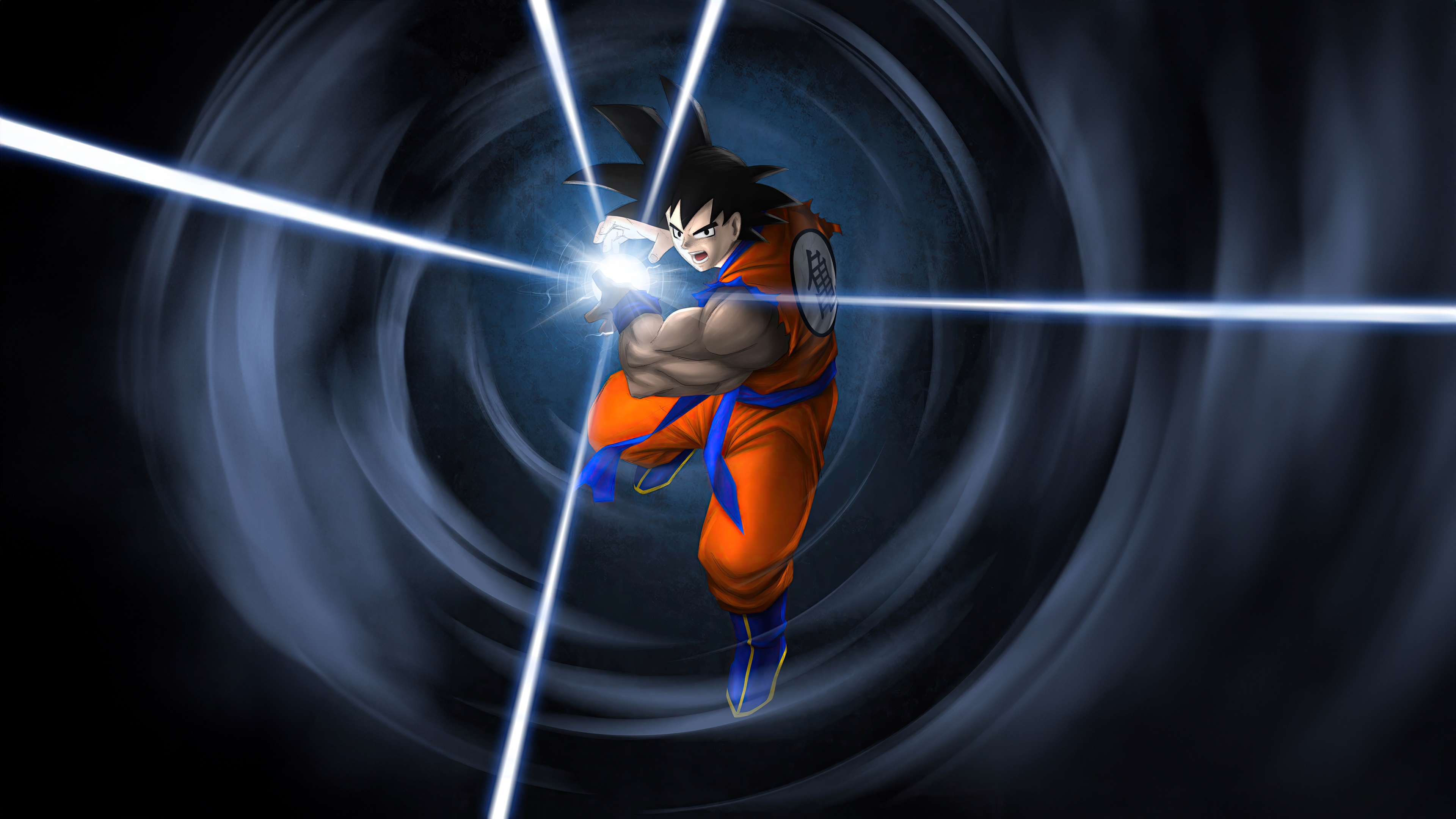 Goku Charging Energy Attack HD Wallpaper