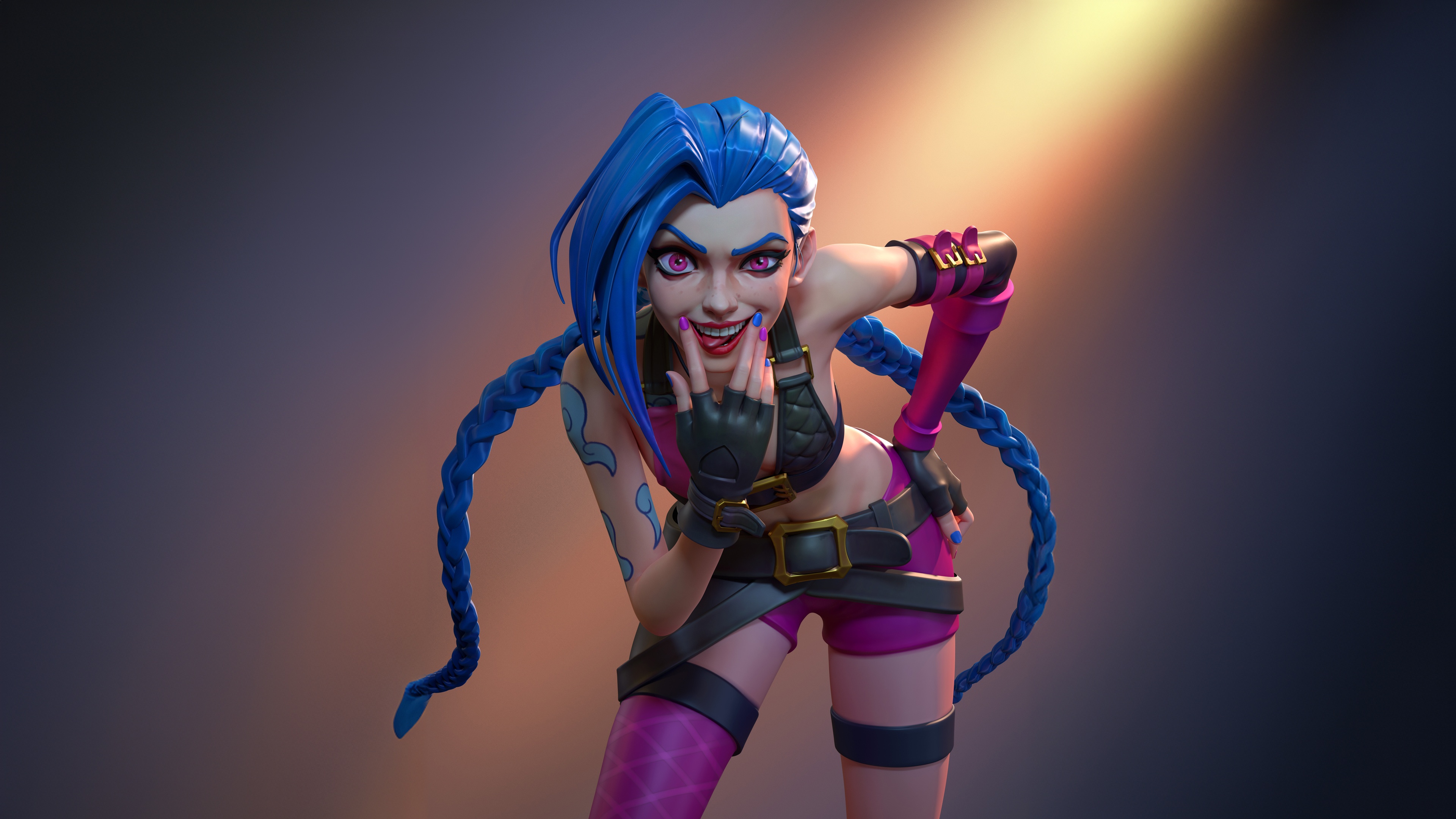 Jinx from League of Legends HD Wallpaper