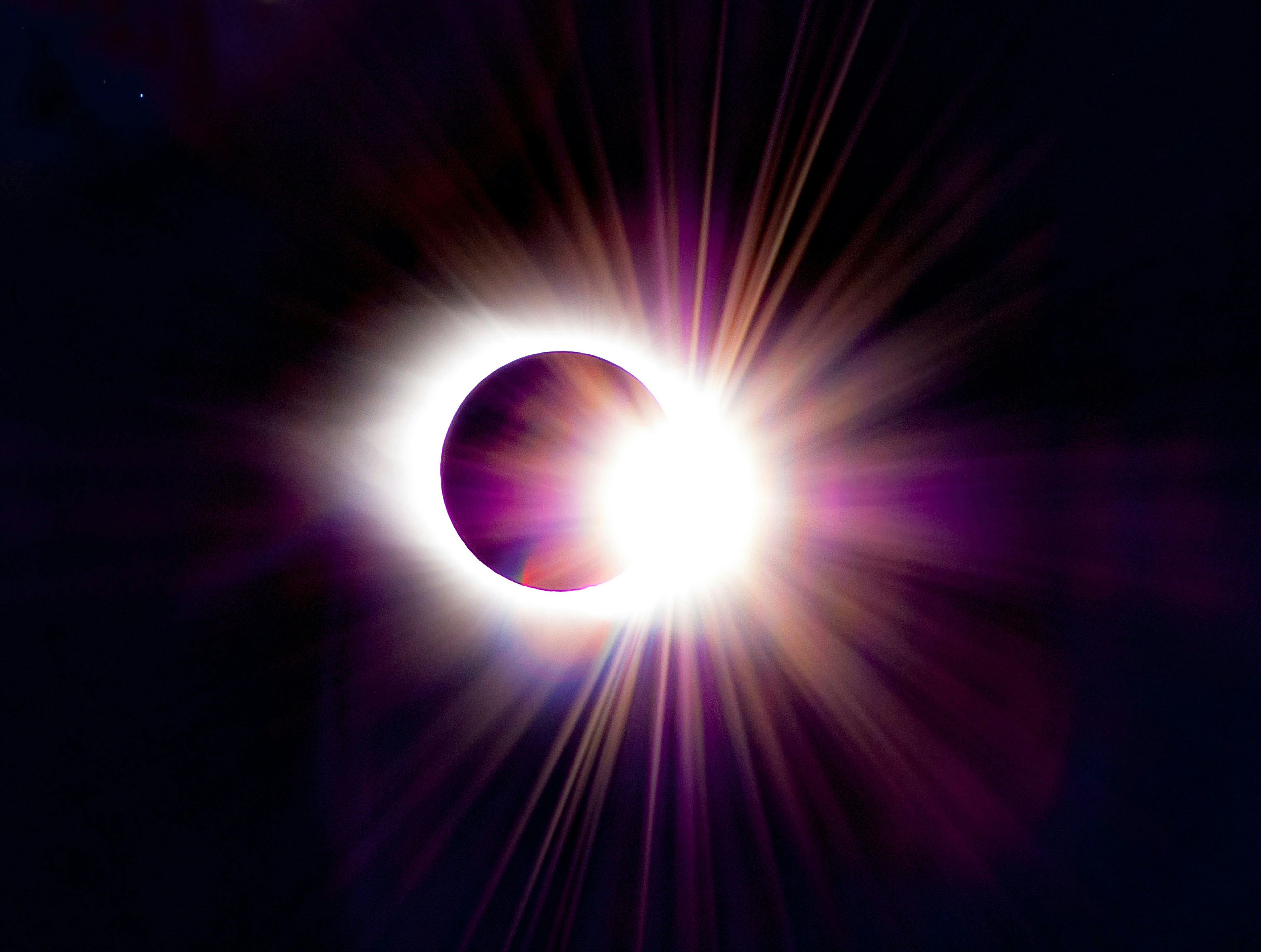 Solar Eclipse in the Universe HD Wallpaper