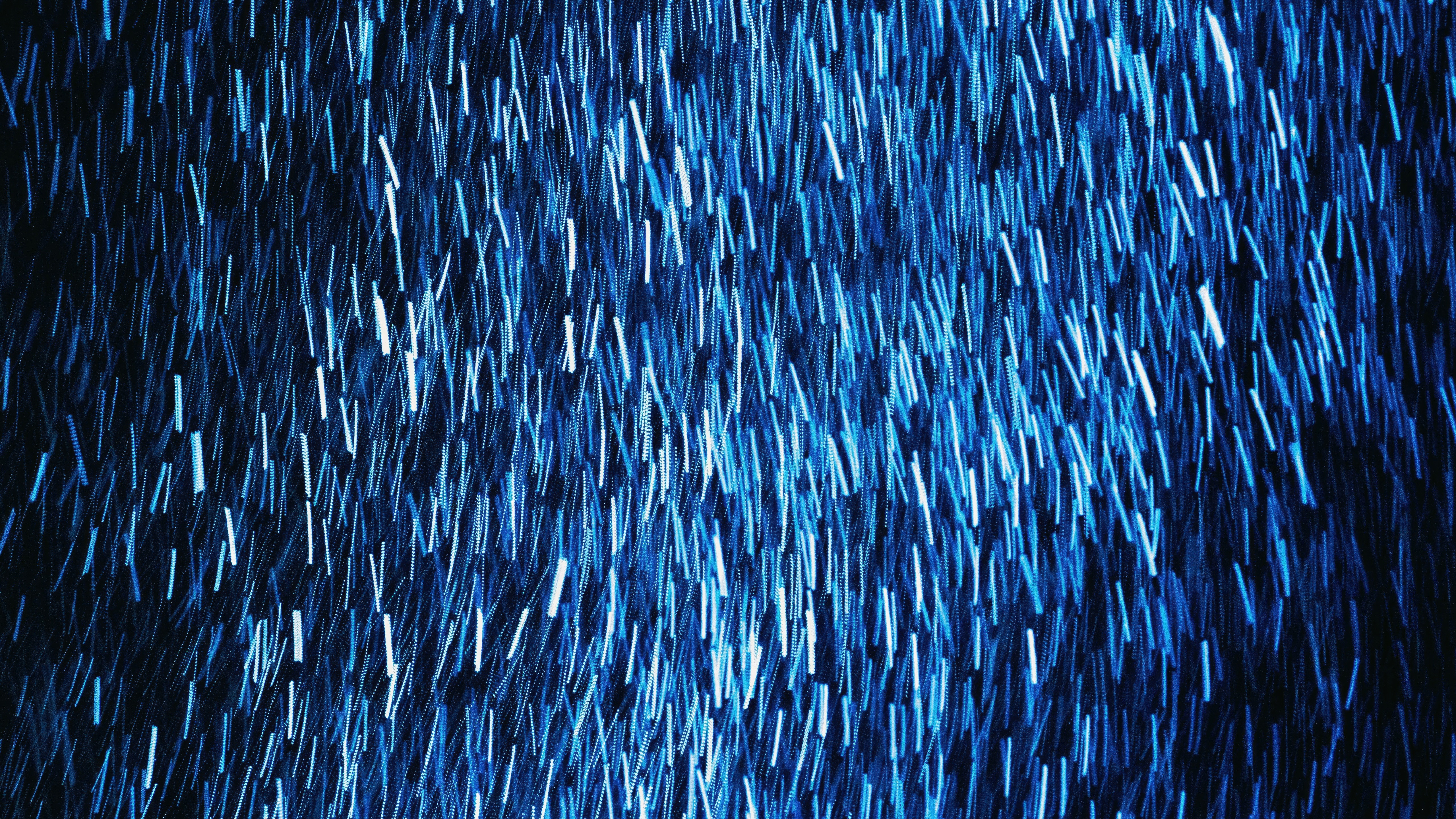 Abstract blue streaks of light HD Wallpaper