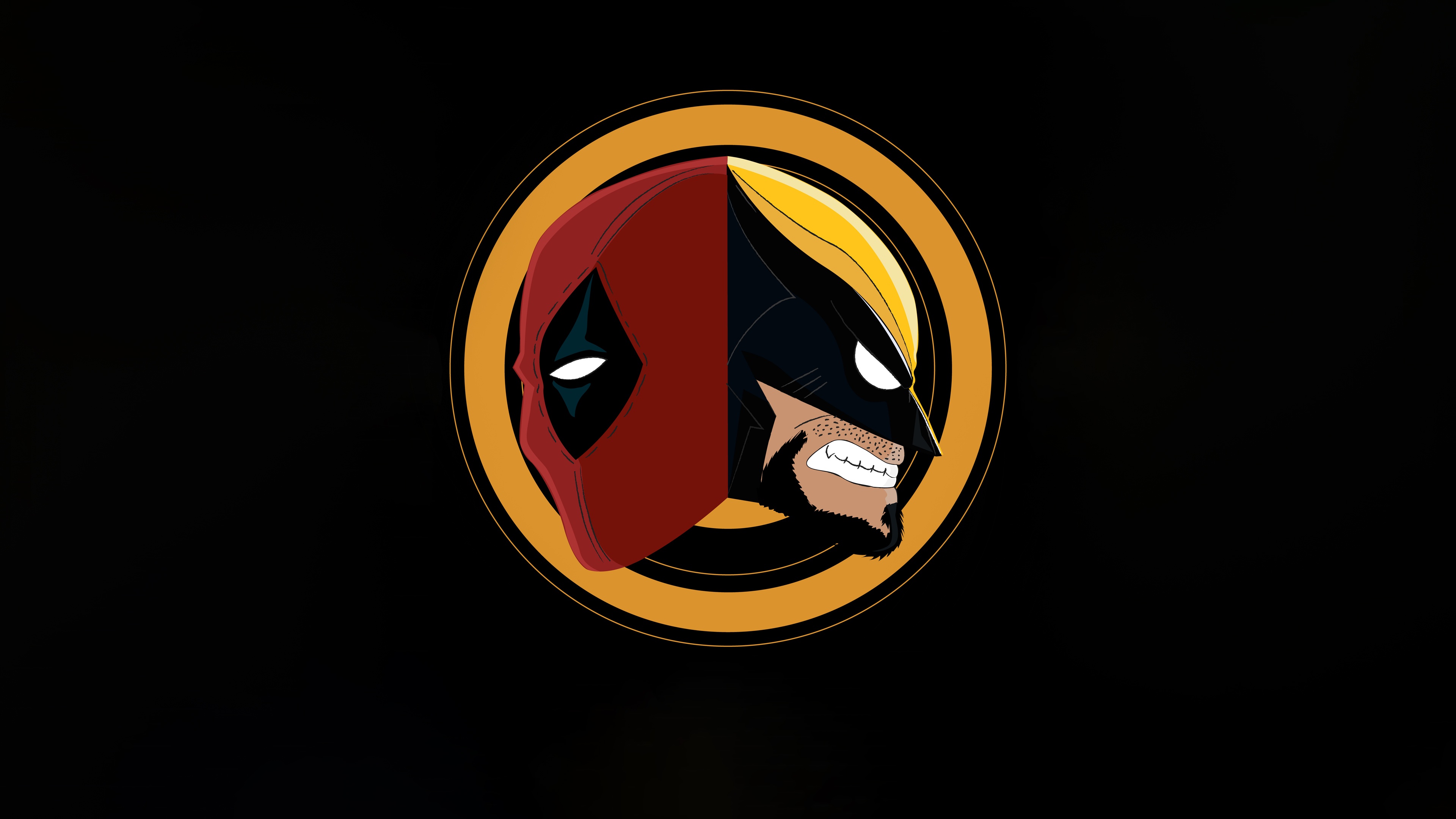 Deadpool And Wolverine Insignia HD Wallpaper