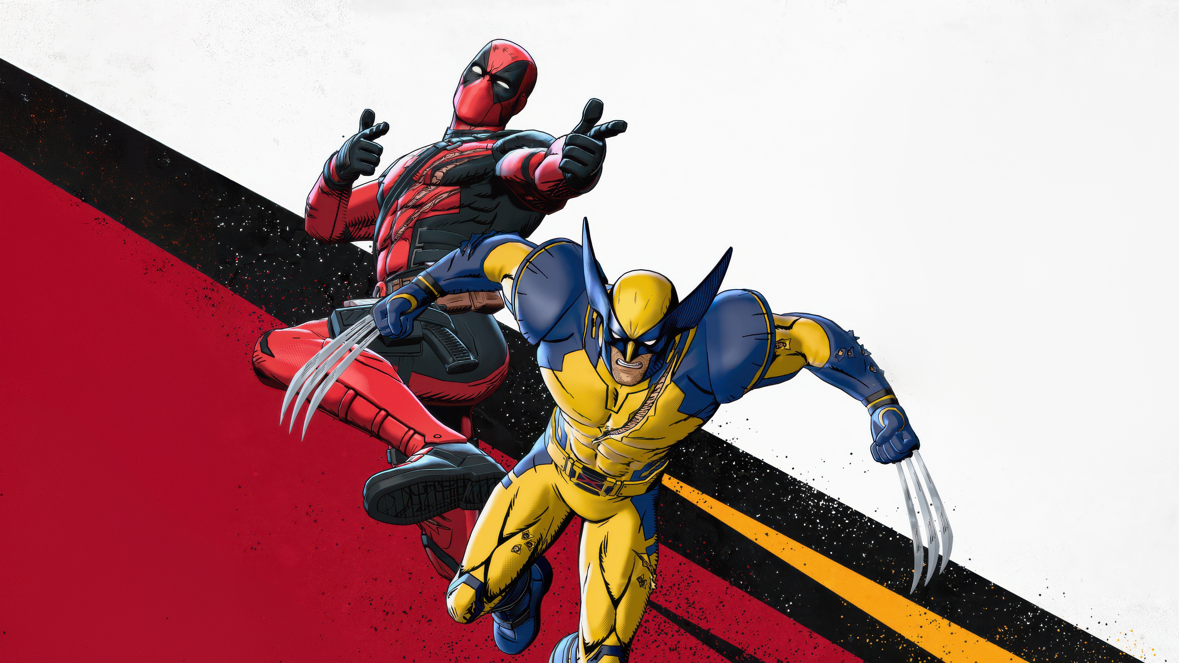 Deadpool and Wolverine in Fortnite HD Wallpaper