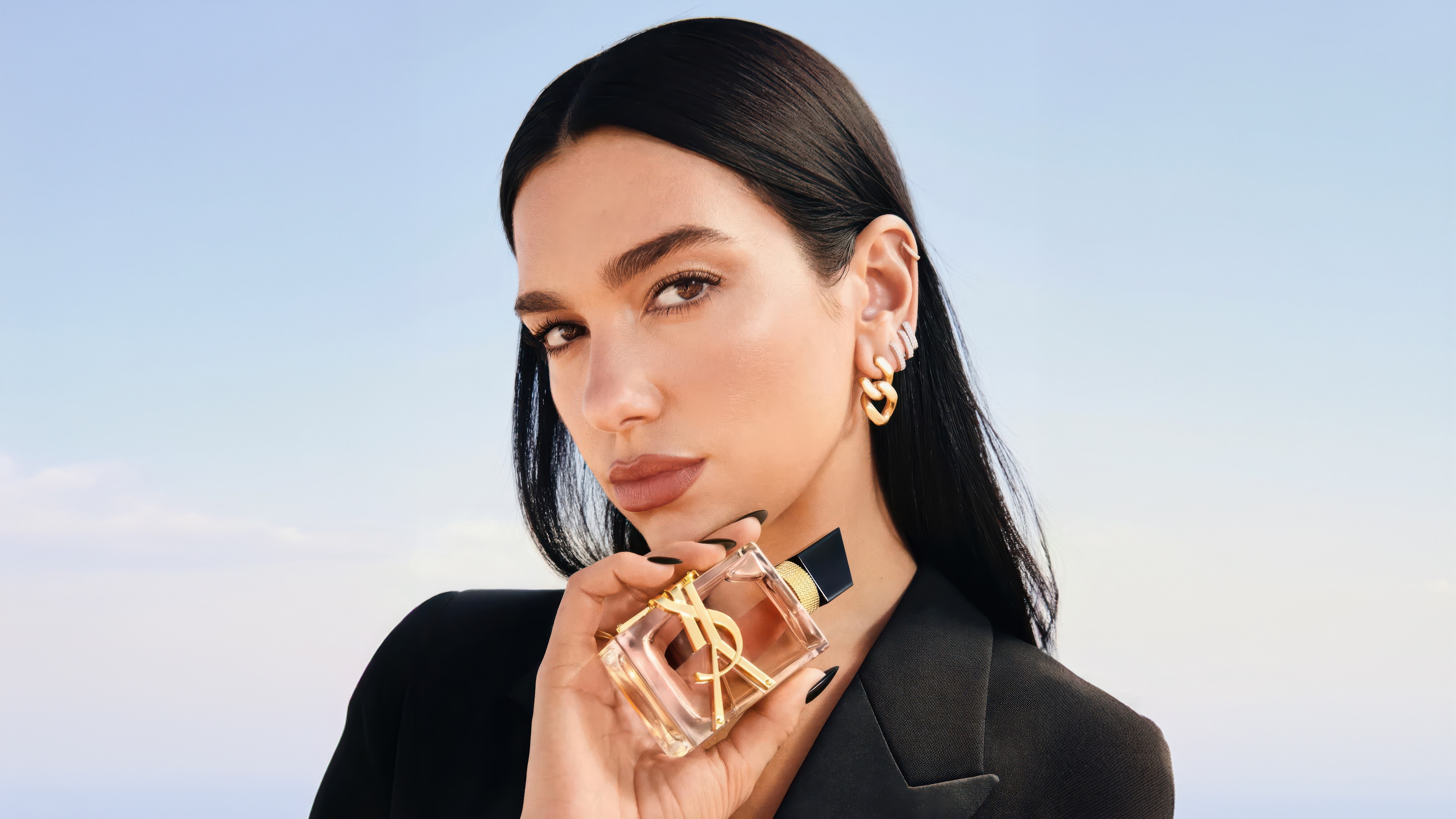 Dua Lipa for Yves Saint Laurent Libre HD Wallpaper