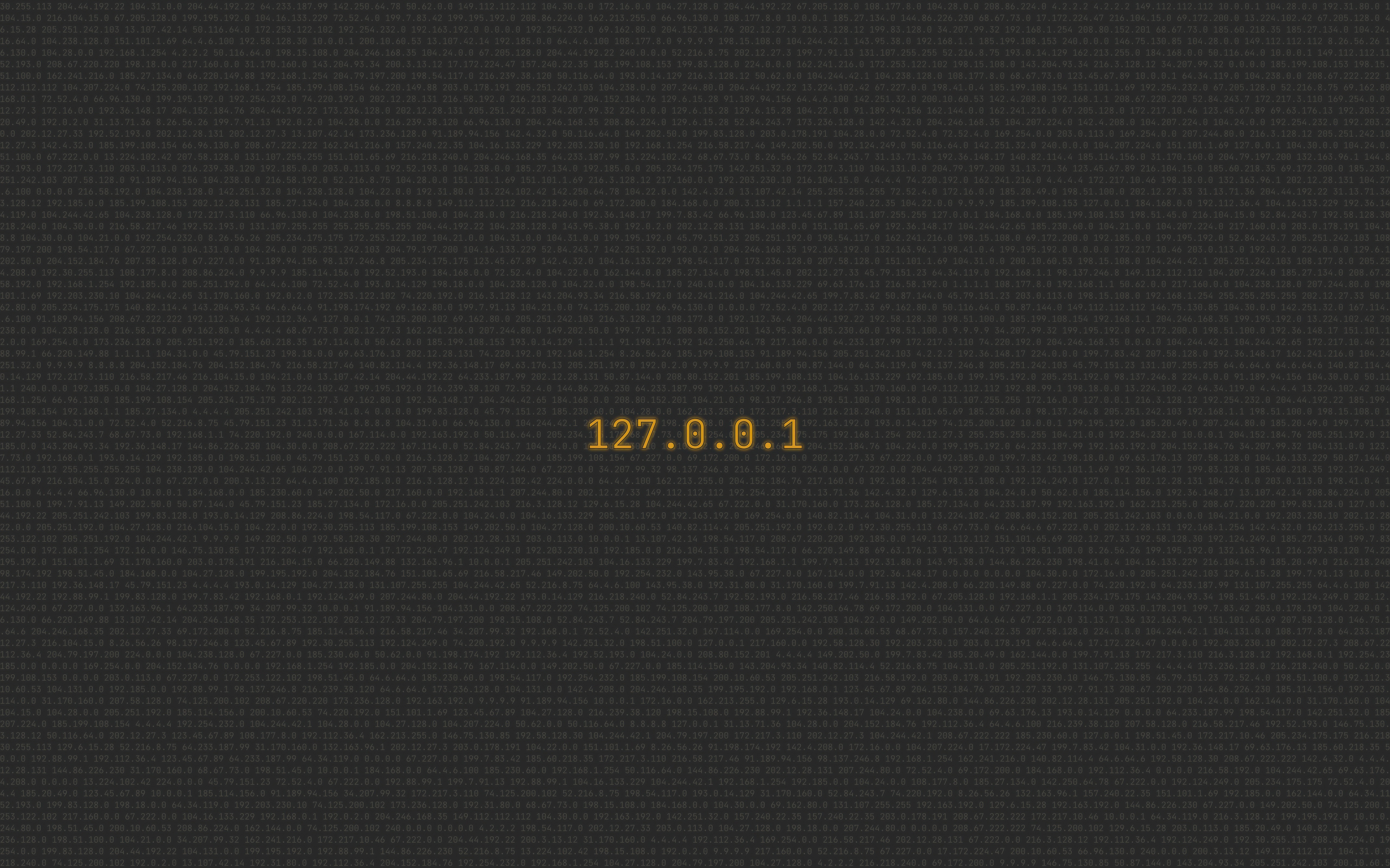 127.0.0.1 HD Wallpaper