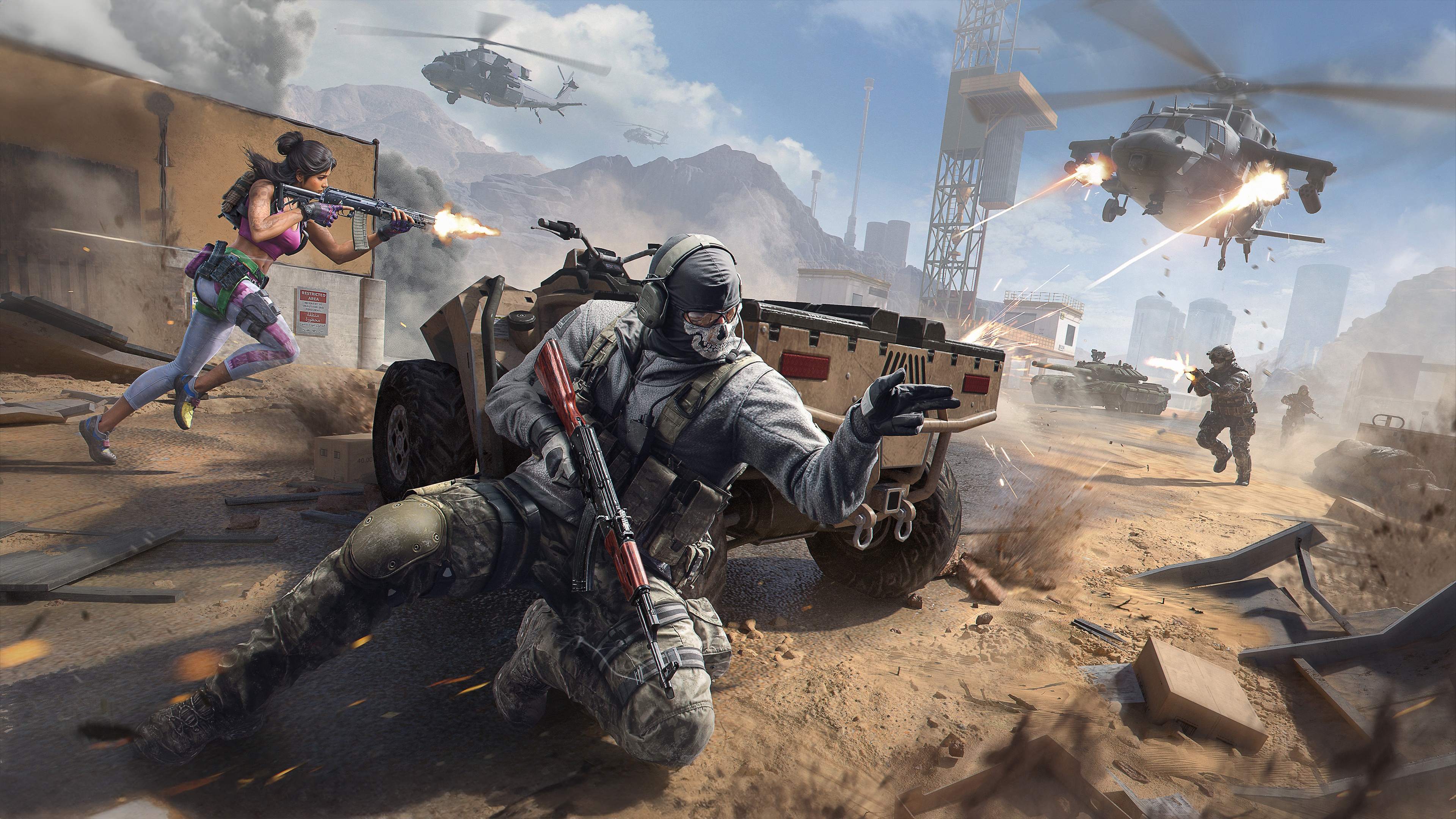 Call of Duty Mobile Season 7 Eternal Ghost Battle HD Wallpaper