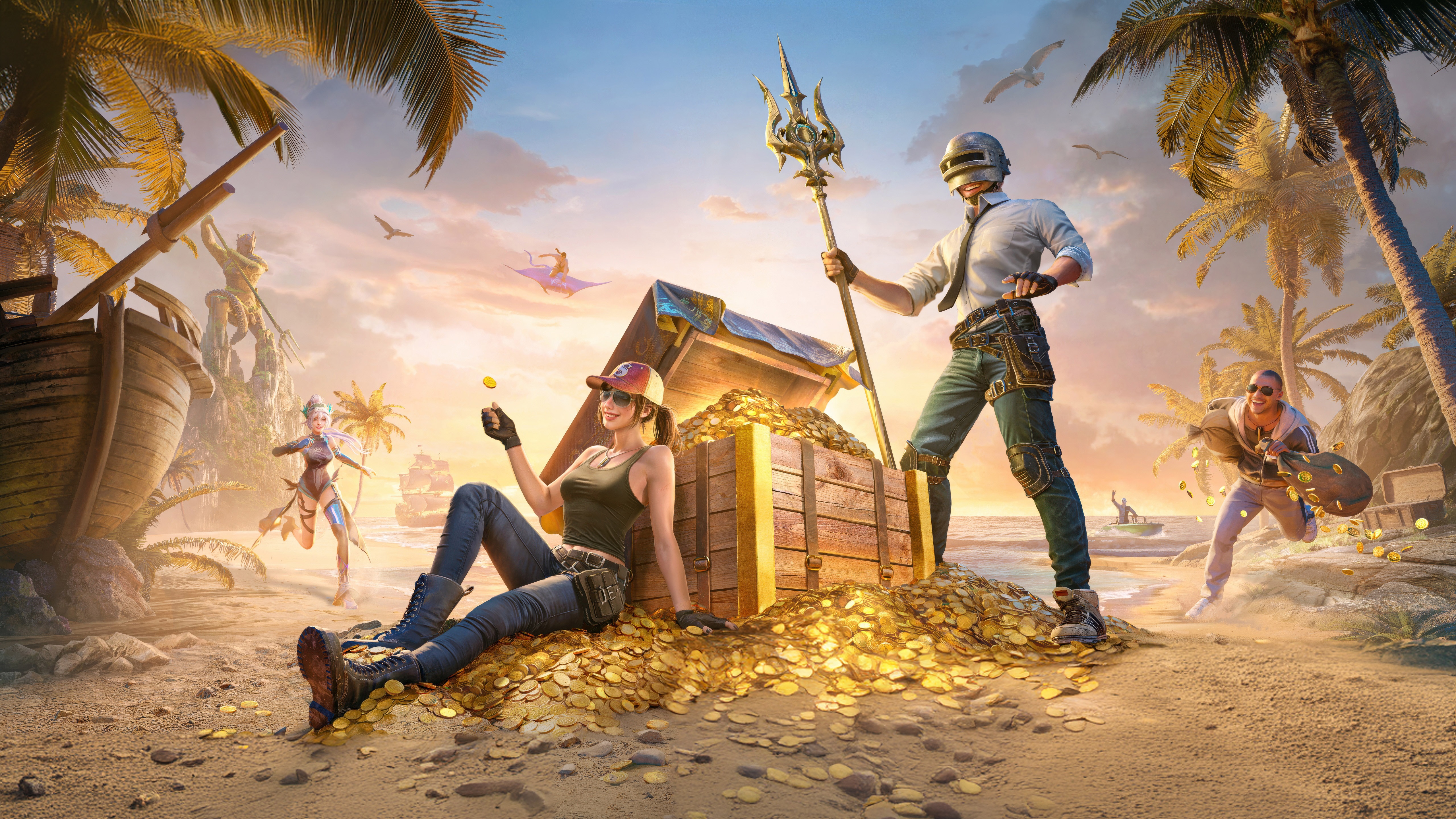 Pubg Mobile Ocean Odyssey Treasure Hunt HD Wallpaper