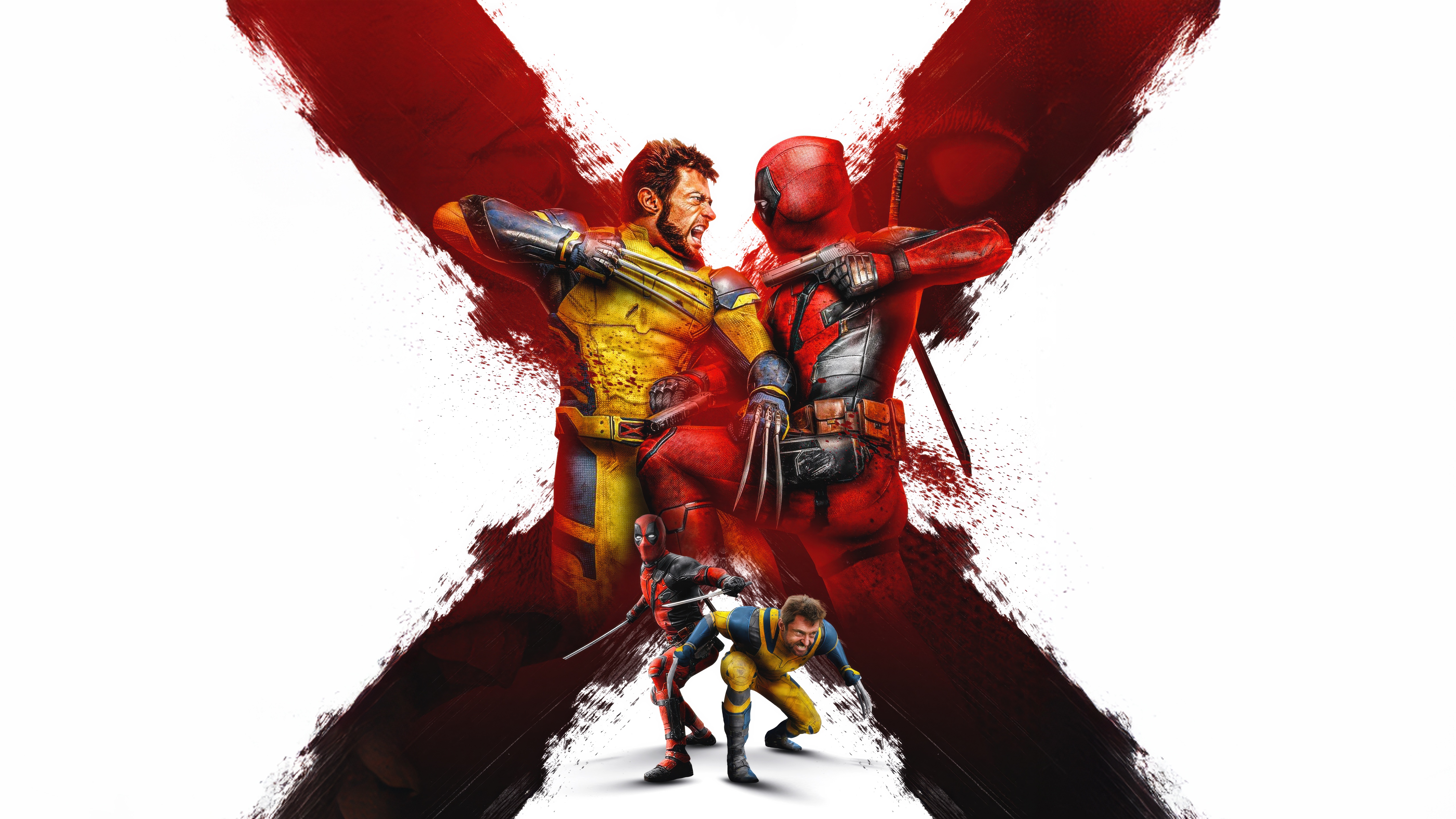 Deadpool And Wolverine Worlds Collide HD Wallpaper