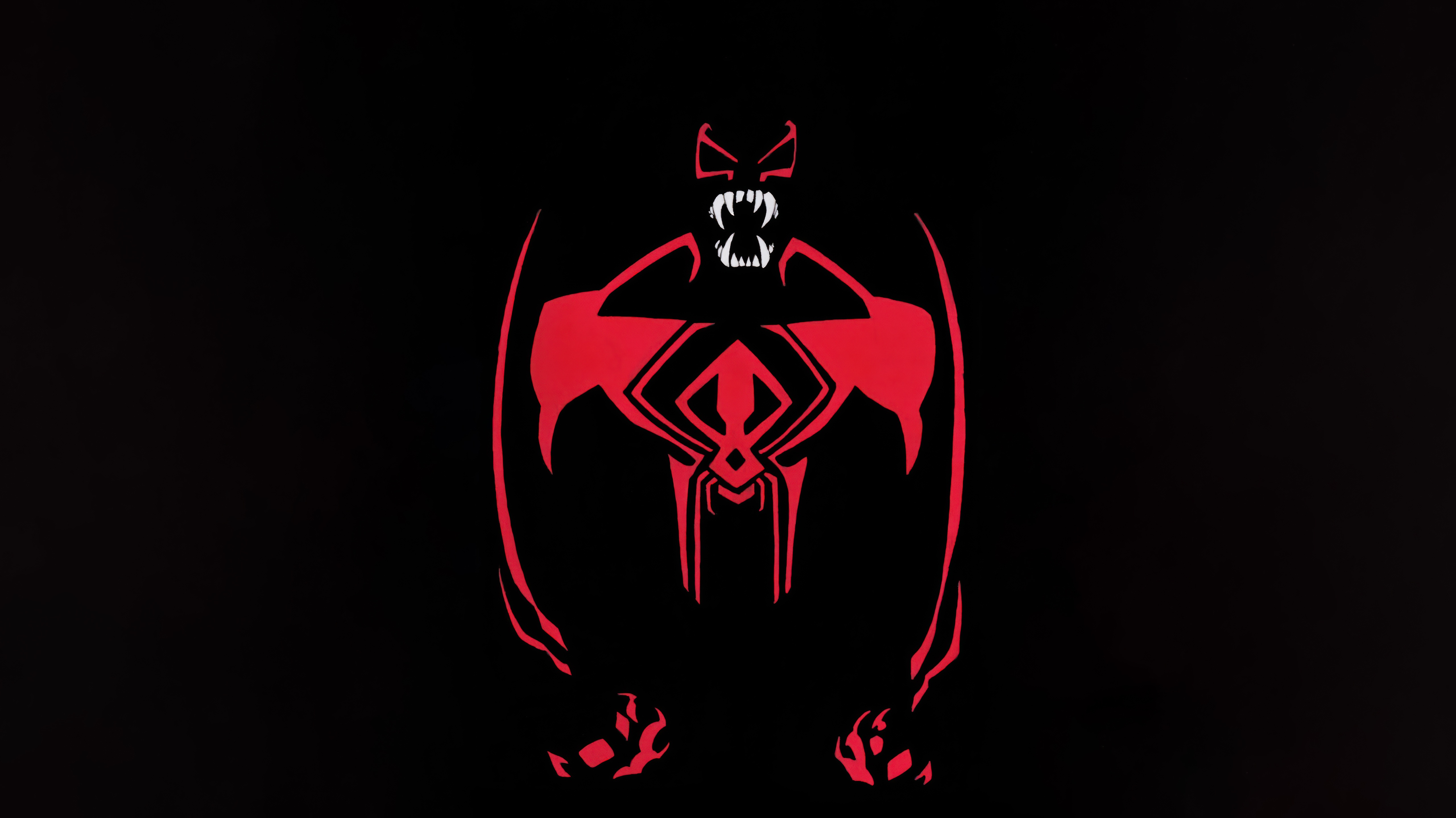 Spider-Man 2099 Mayhem Silhouette HD Wallpaper